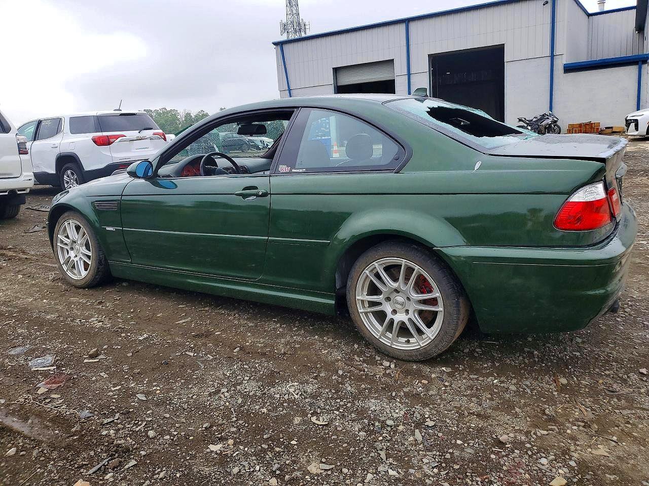 2005 Bmw M3 Зеленый vin: WBSBL93495PN61758
