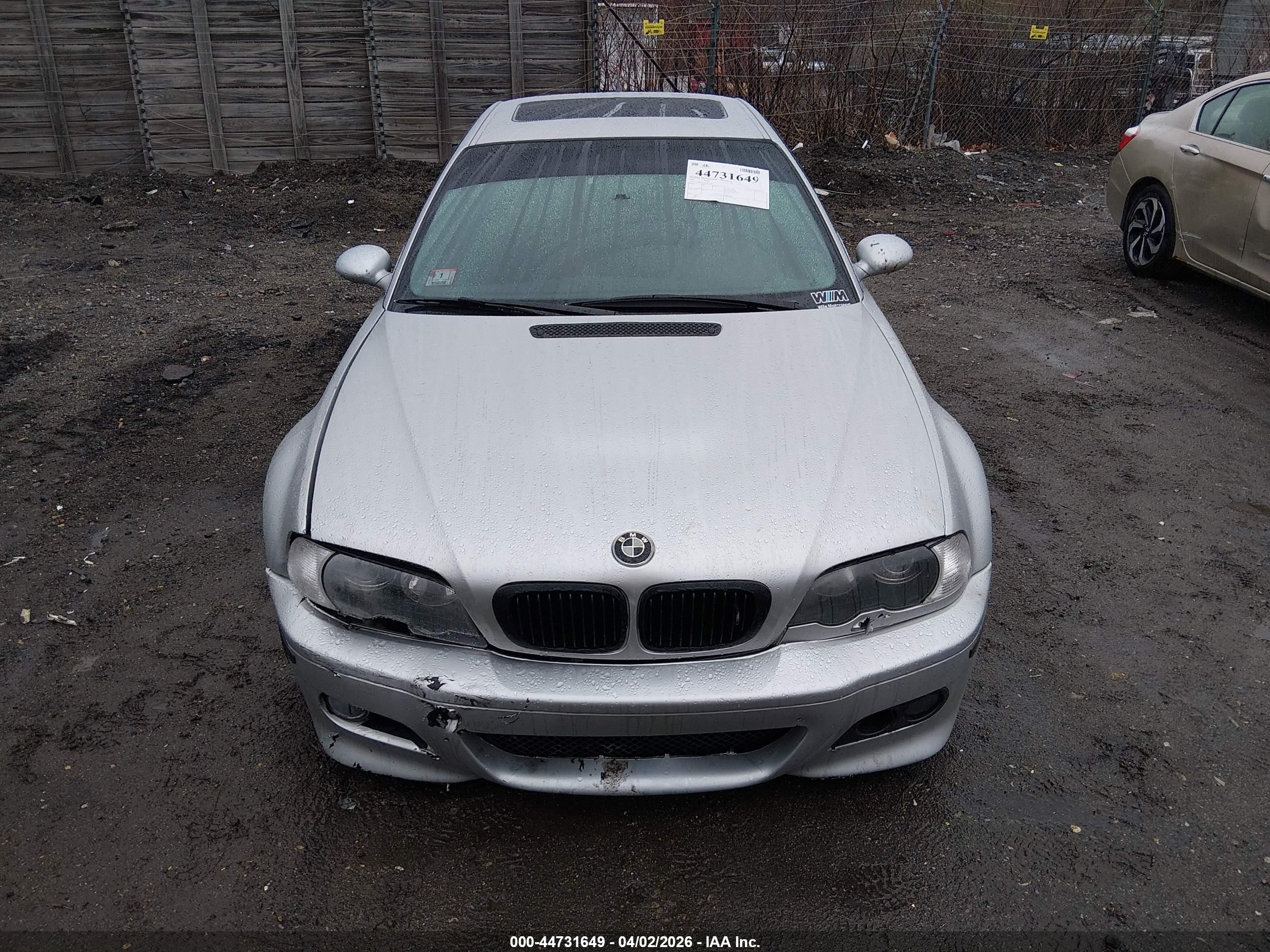 2001 Bmw M3   Silver vin: WBSBL934X1JR11766