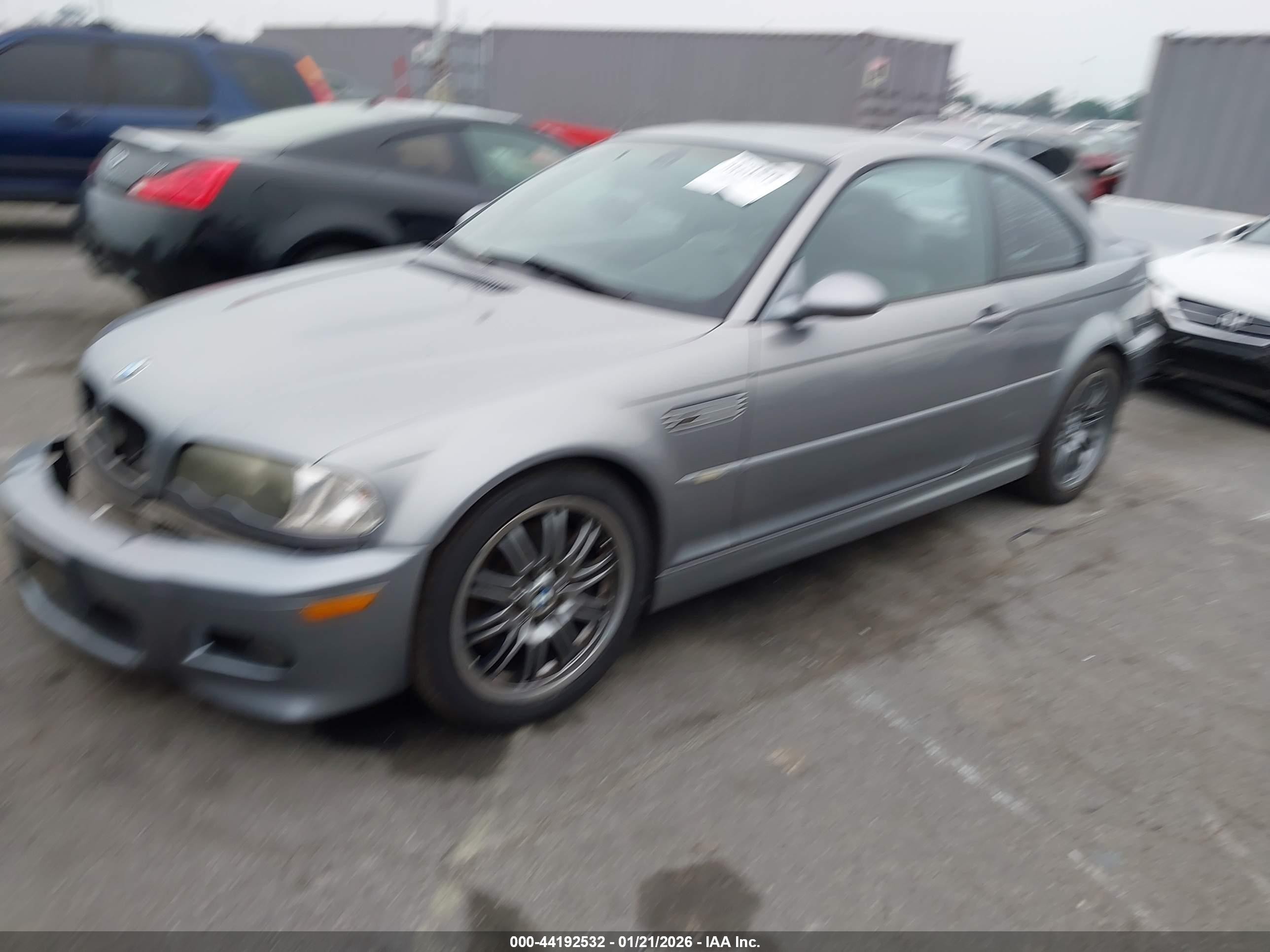 2004 Bmw M3   Серый vin: WBSBL934X4PN55773