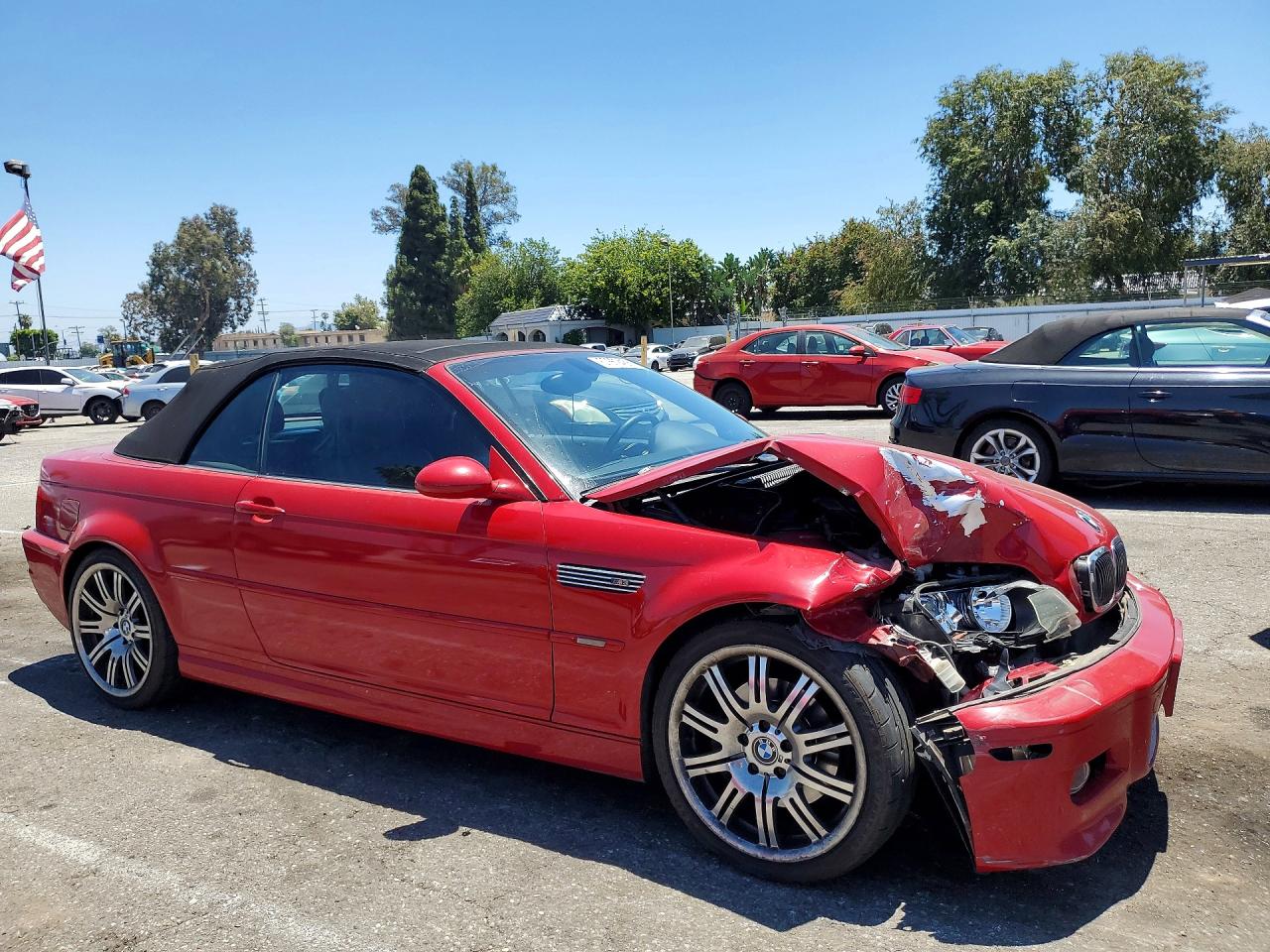 2003 Bmw M3 Red vin: WBSBR93403PK03461