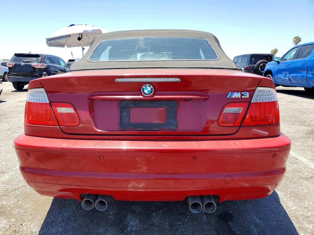 2003 Bmw M3 Red vin: WBSBR93403PK03461