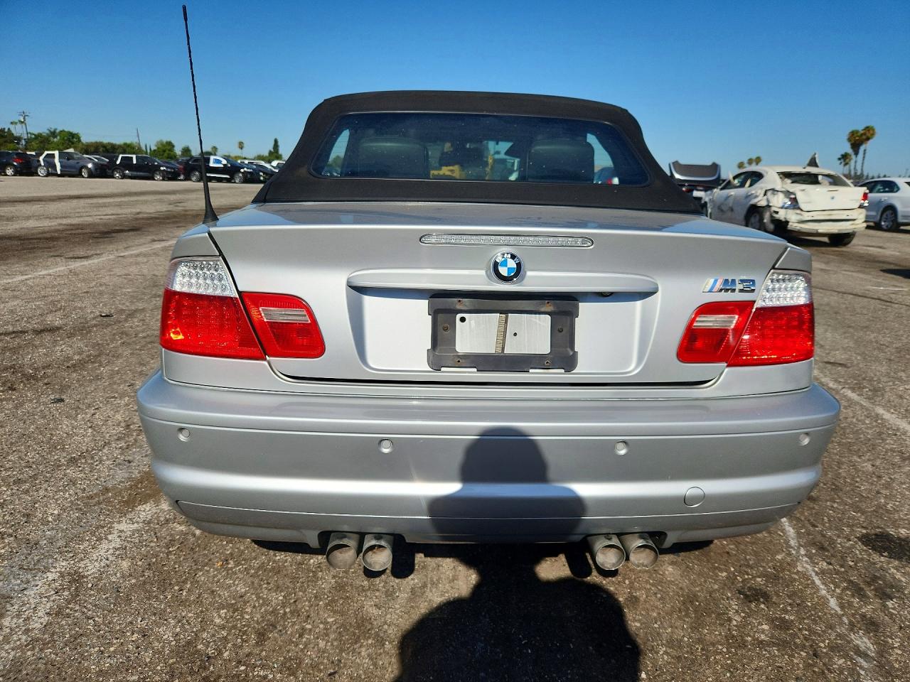 2004 Bmw M3 Silver vin: WBSBR93404PK07088