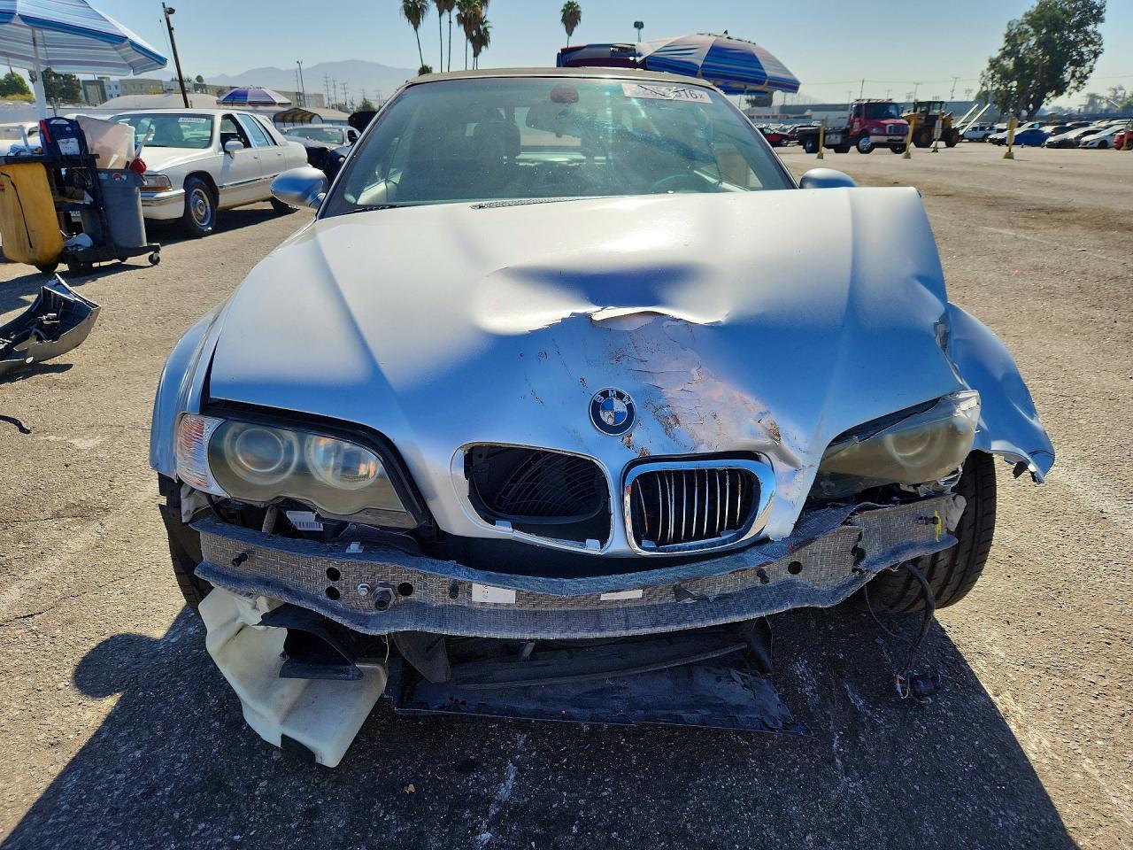 2004 Bmw M3 Silver vin: WBSBR93404PK07088