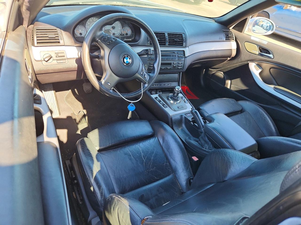 2004 Bmw M3 Silver vin: WBSBR93404PK07088