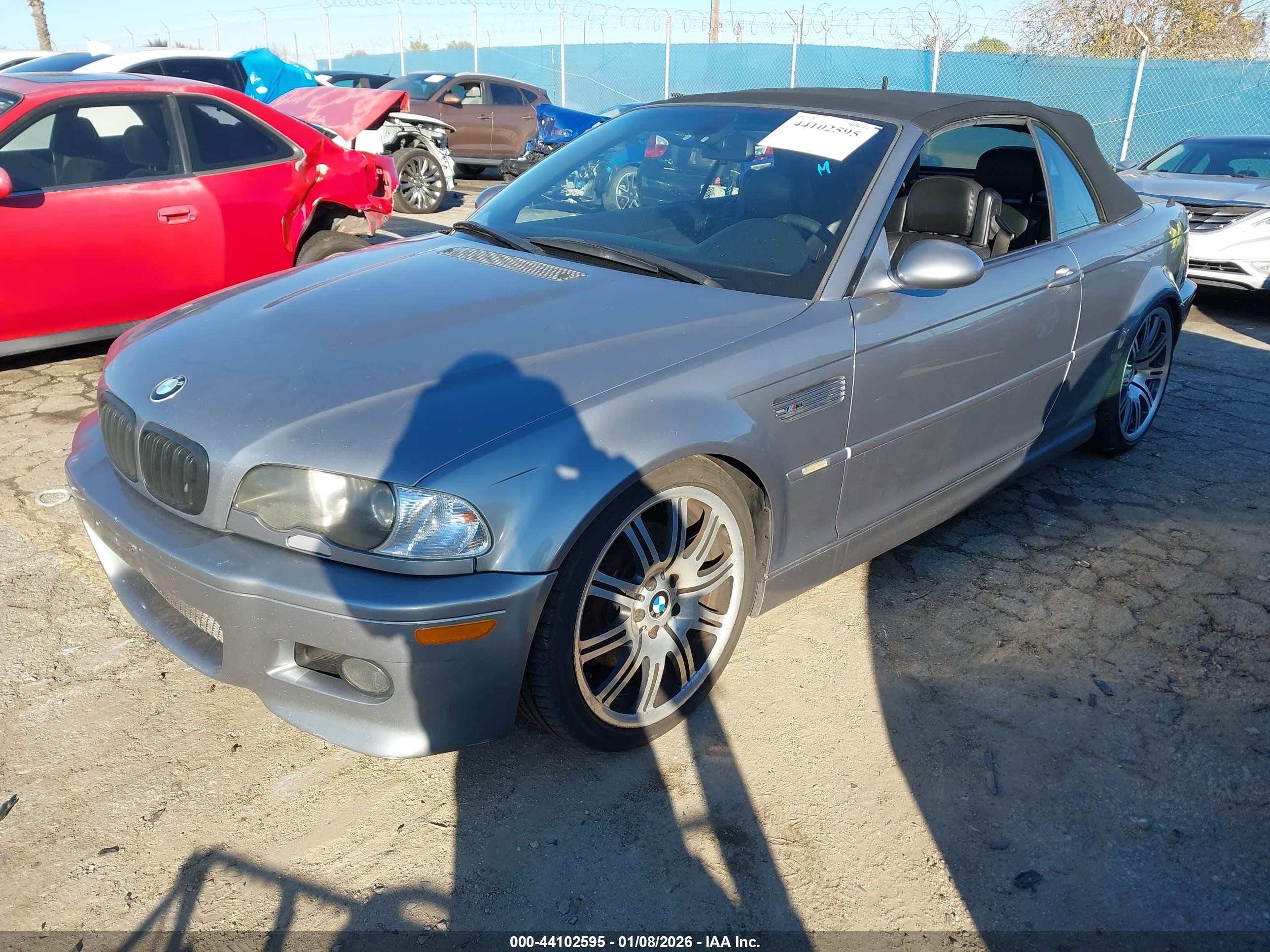 2005 Bmw M3   Серебряный vin: WBSBR93405PK08985