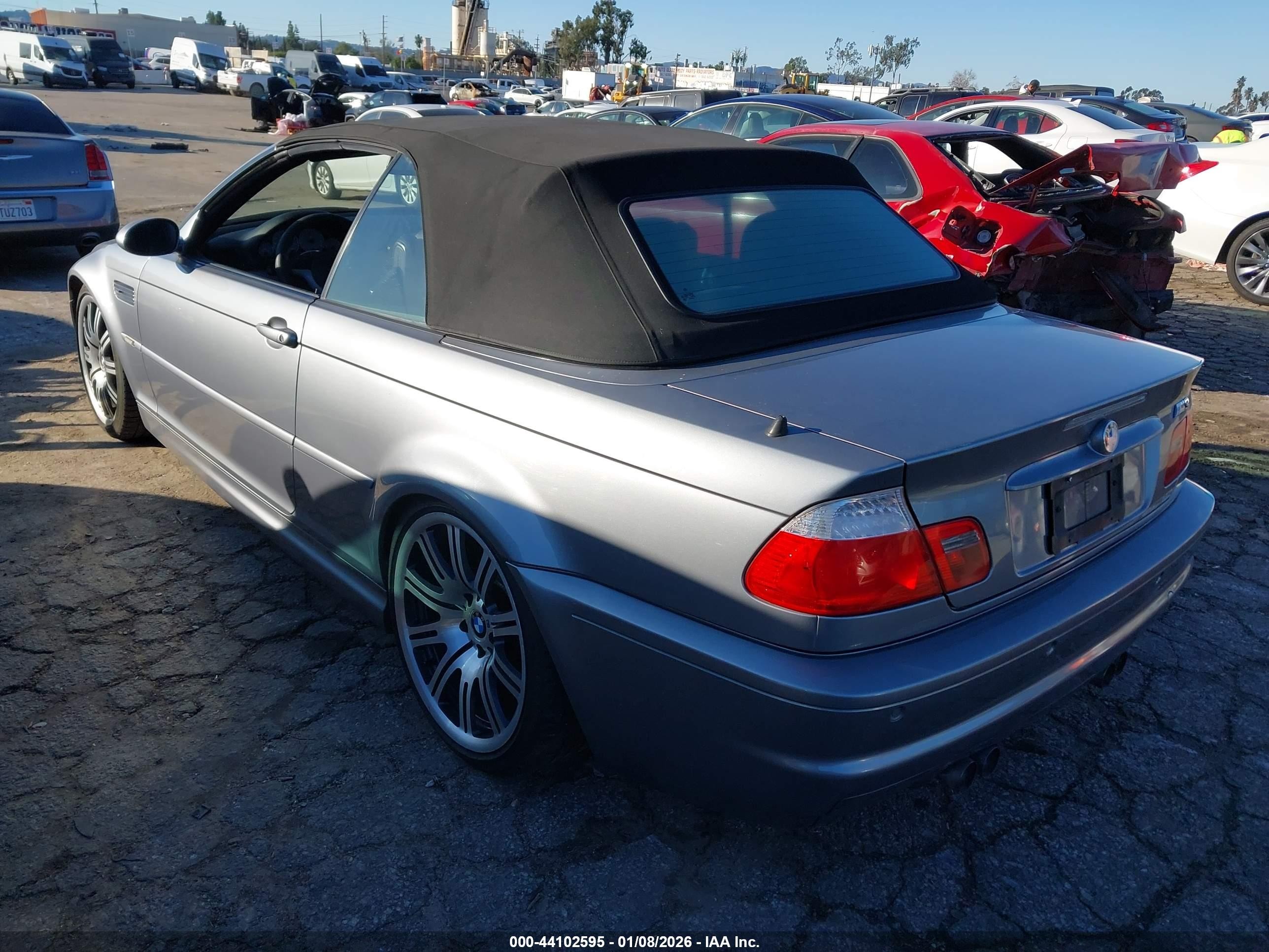 2005 Bmw M3   Серебряный vin: WBSBR93405PK08985