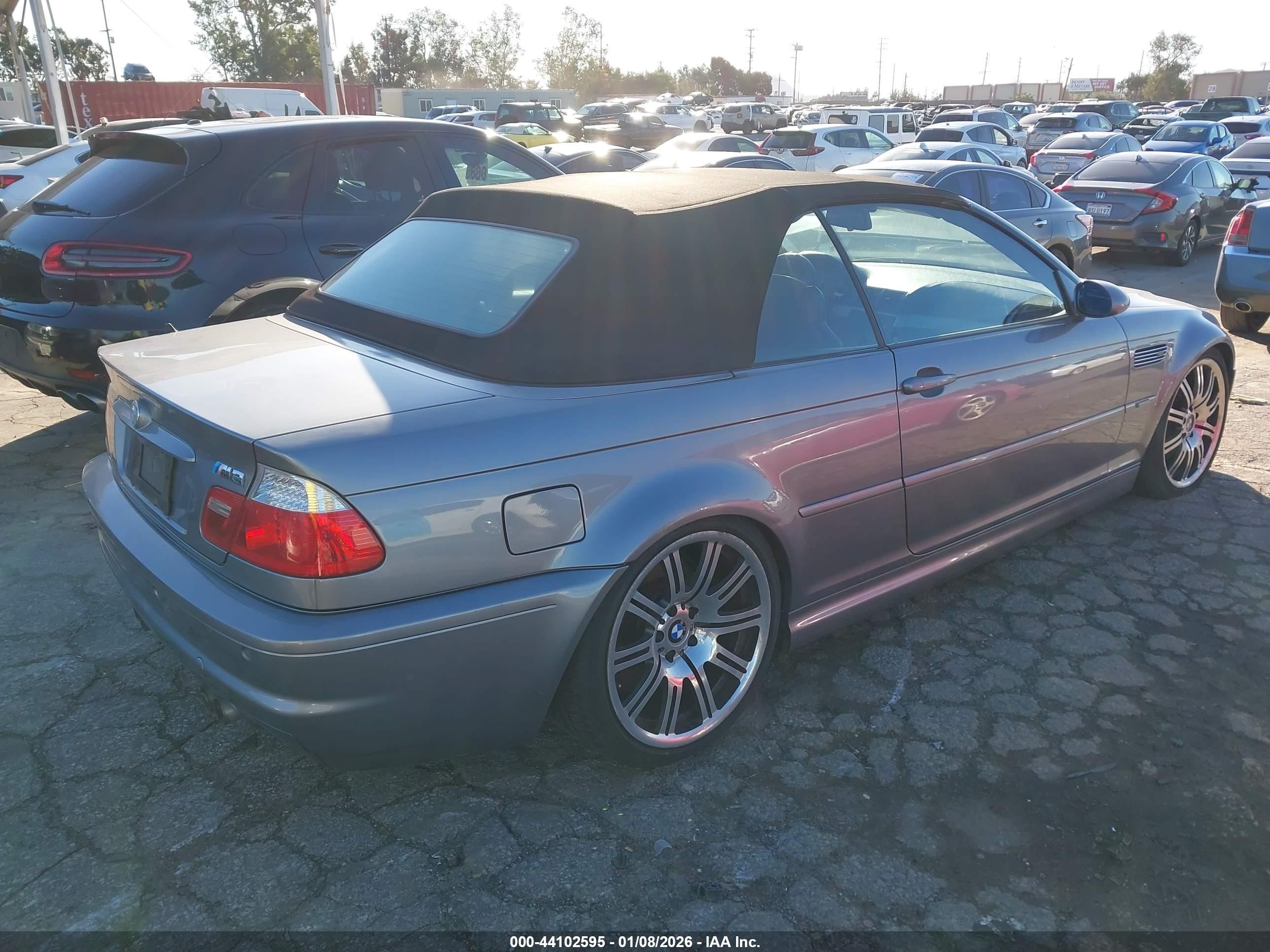 2005 Bmw M3   Серебряный vin: WBSBR93405PK08985