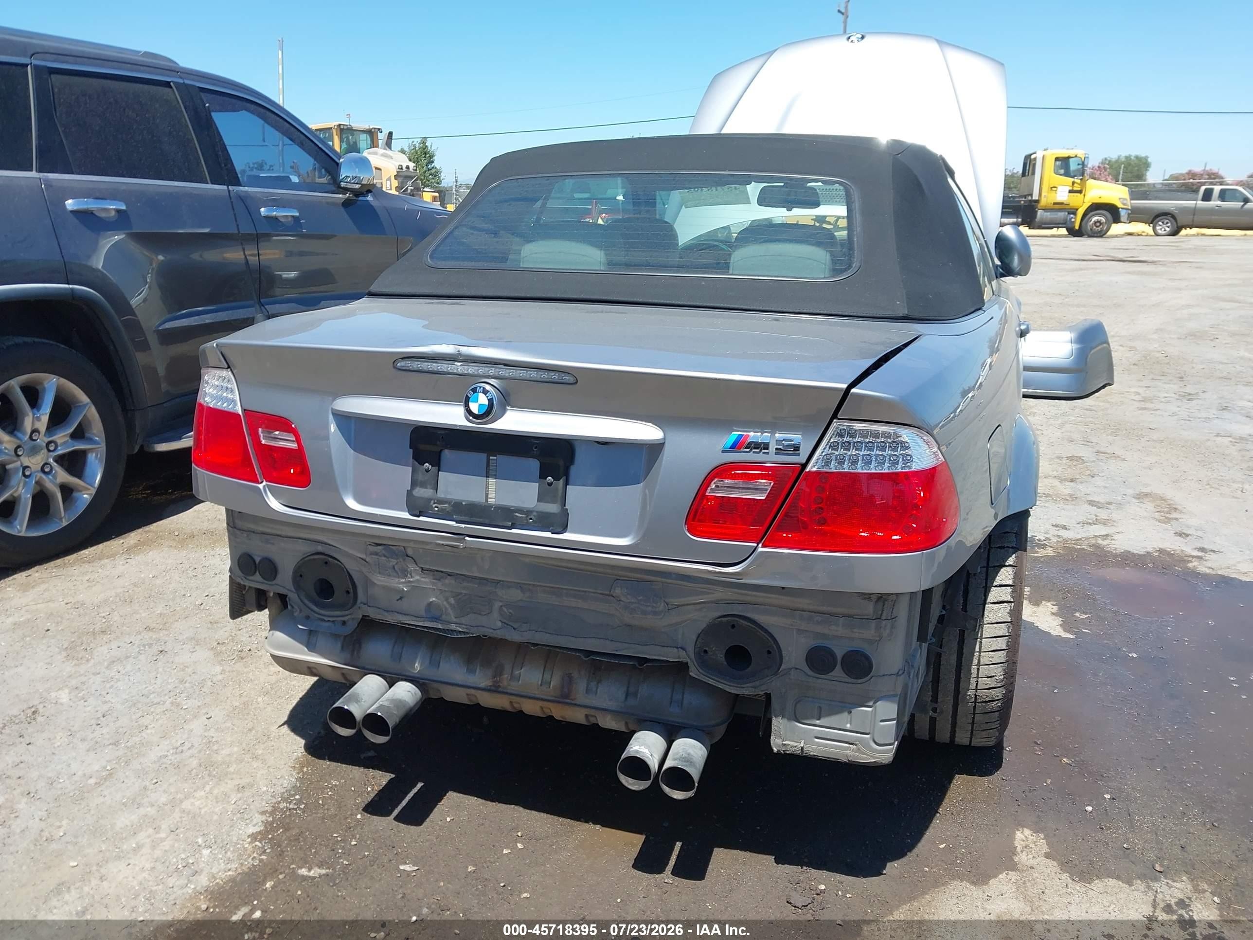 2006 Bmw M3 Серый vin: WBSBR93416PK11623