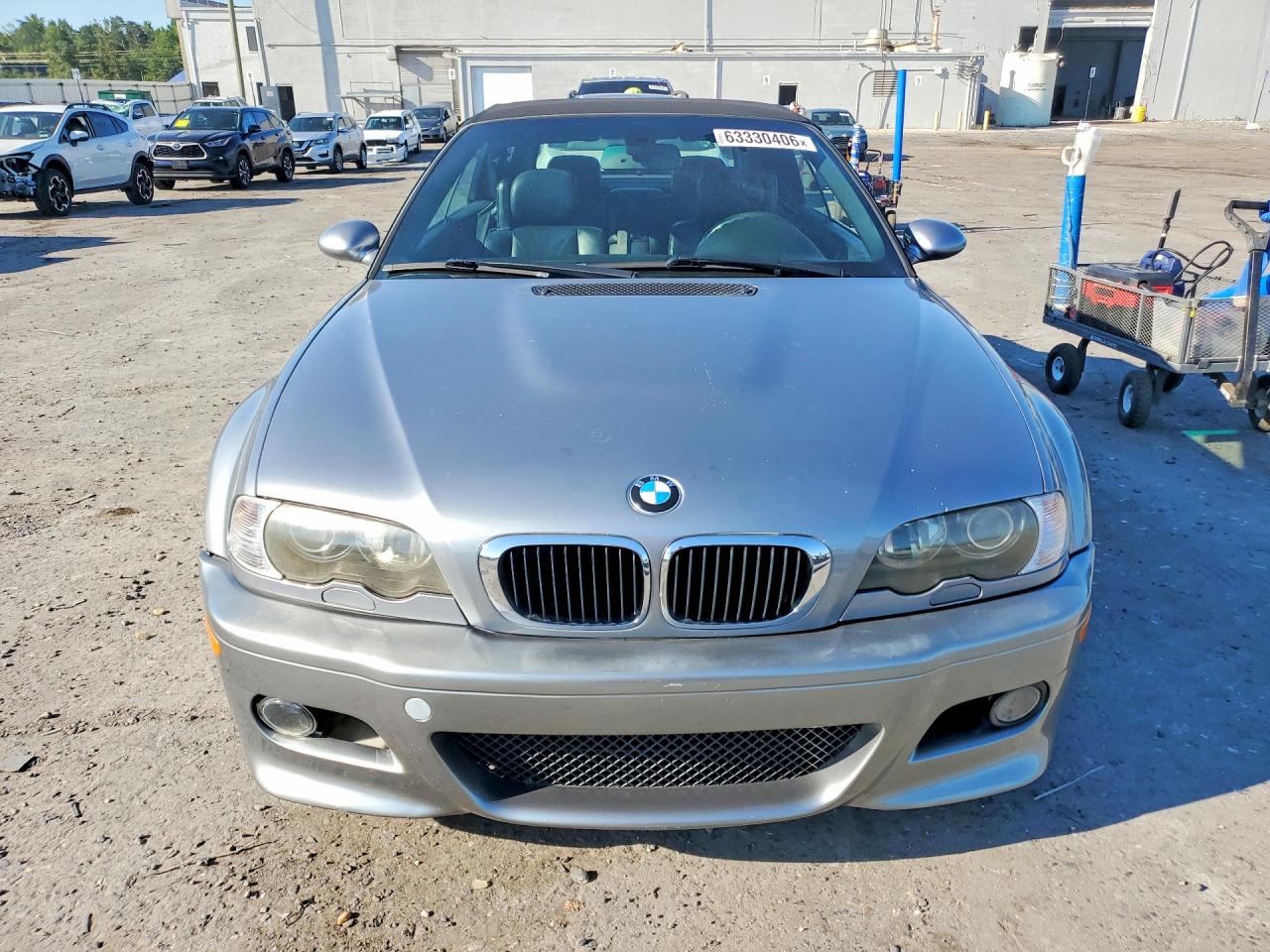 2006 Bmw M3 Silver vin: WBSBR93426PK11016
