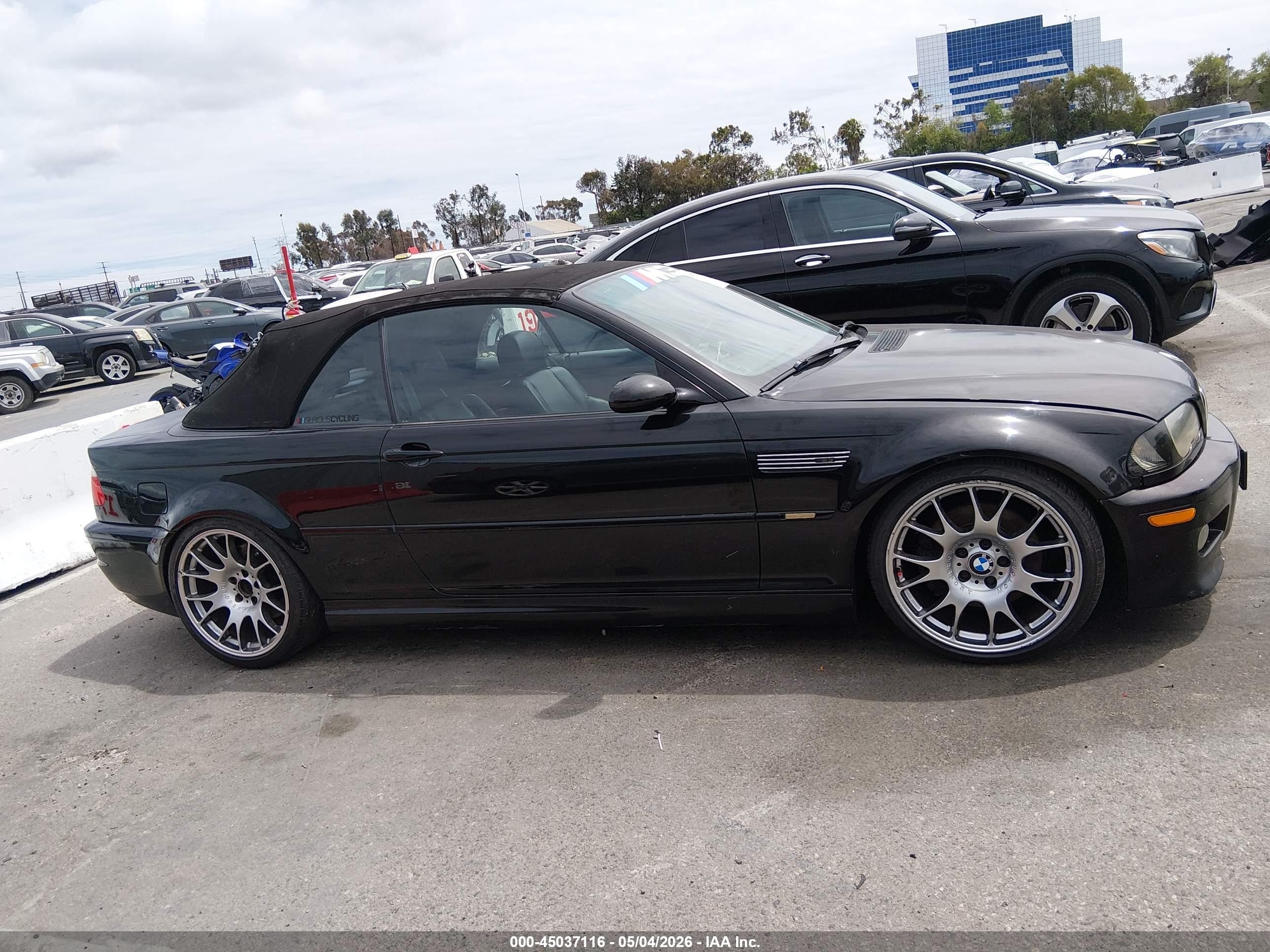 2003 Bmw M3   Black vin: WBSBR93433PK02871