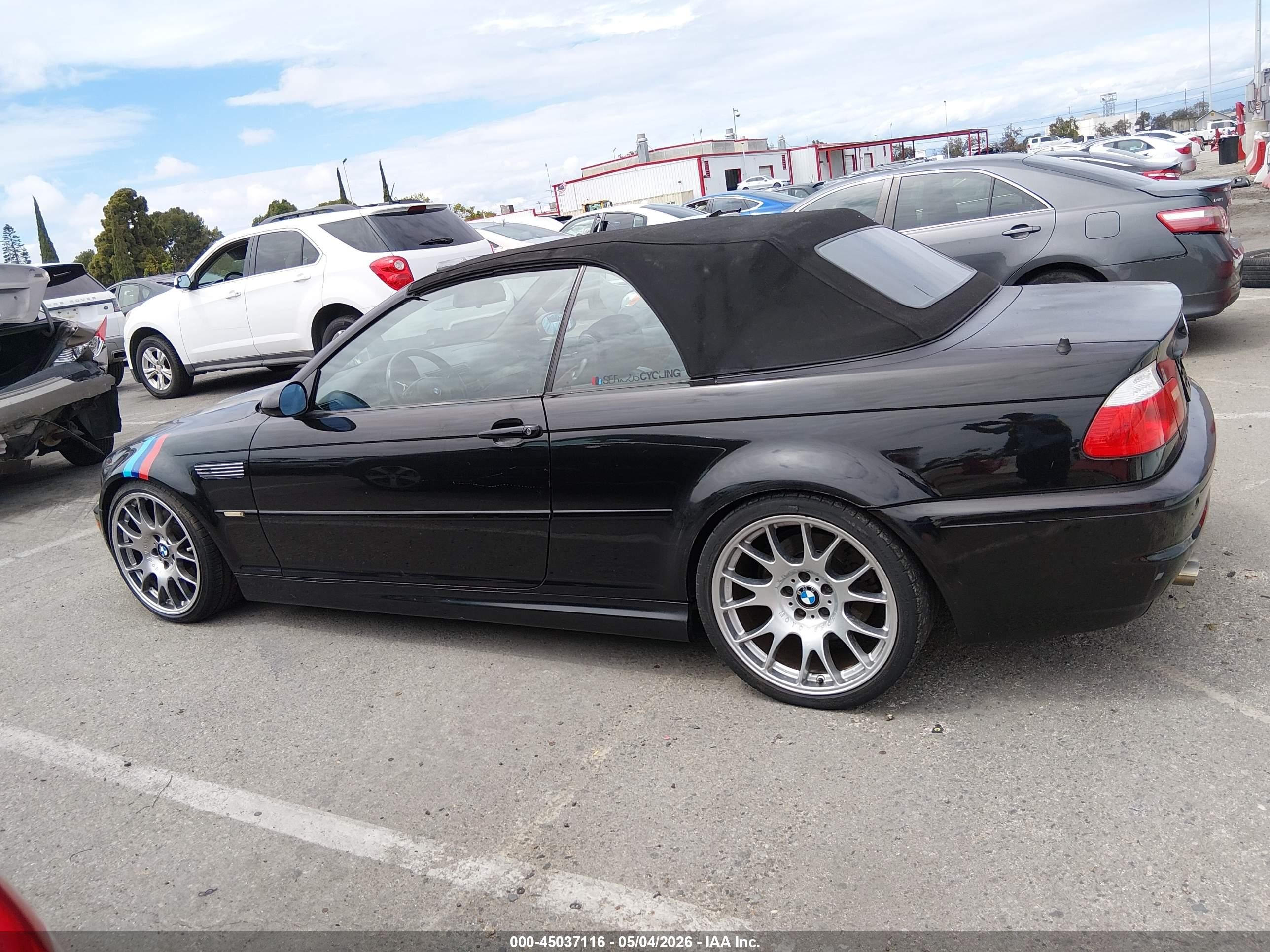 2003 Bmw M3   Black vin: WBSBR93433PK02871
