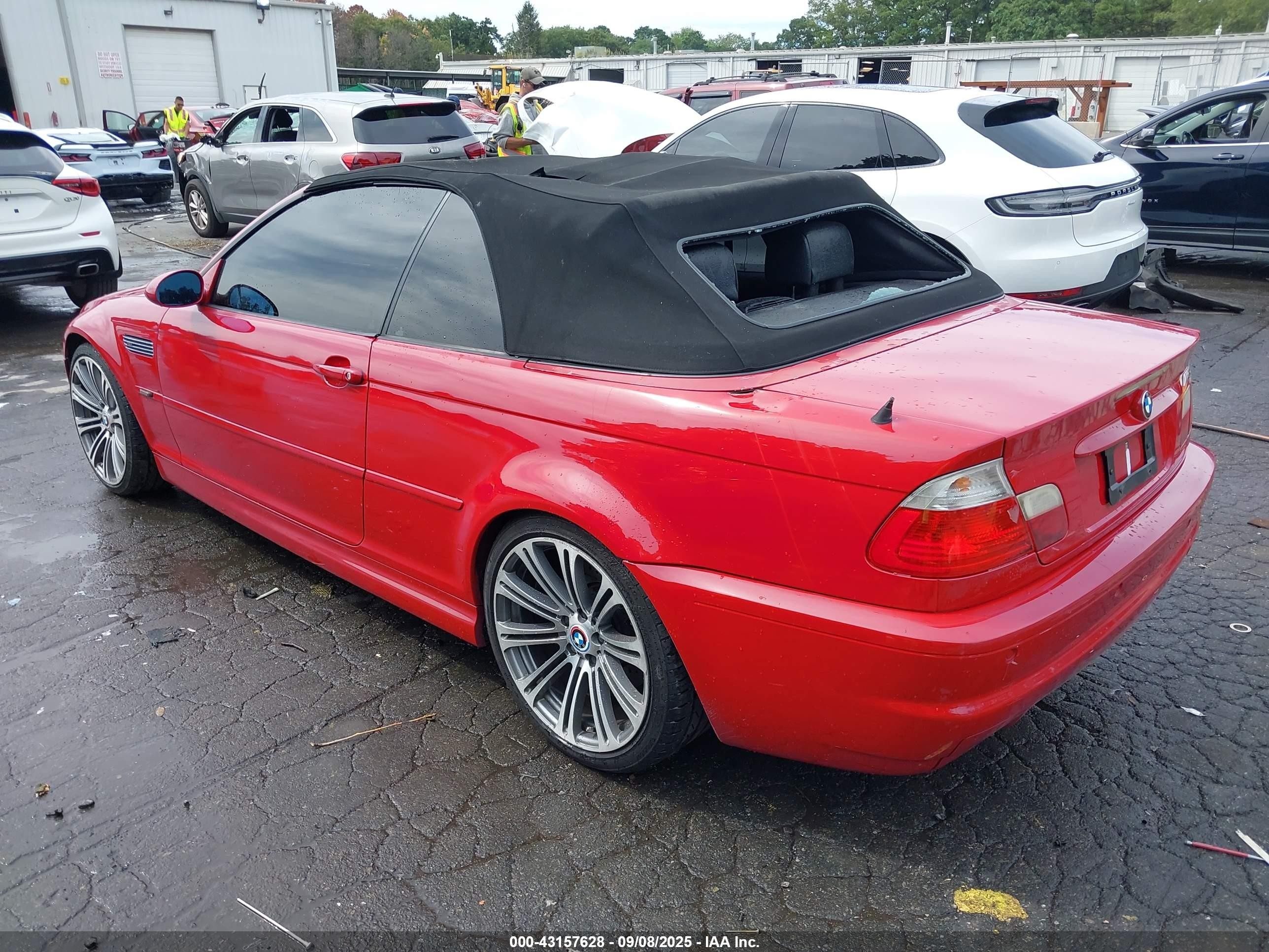 2003 Bmw M3   Red vin: WBSBR93443PK02409