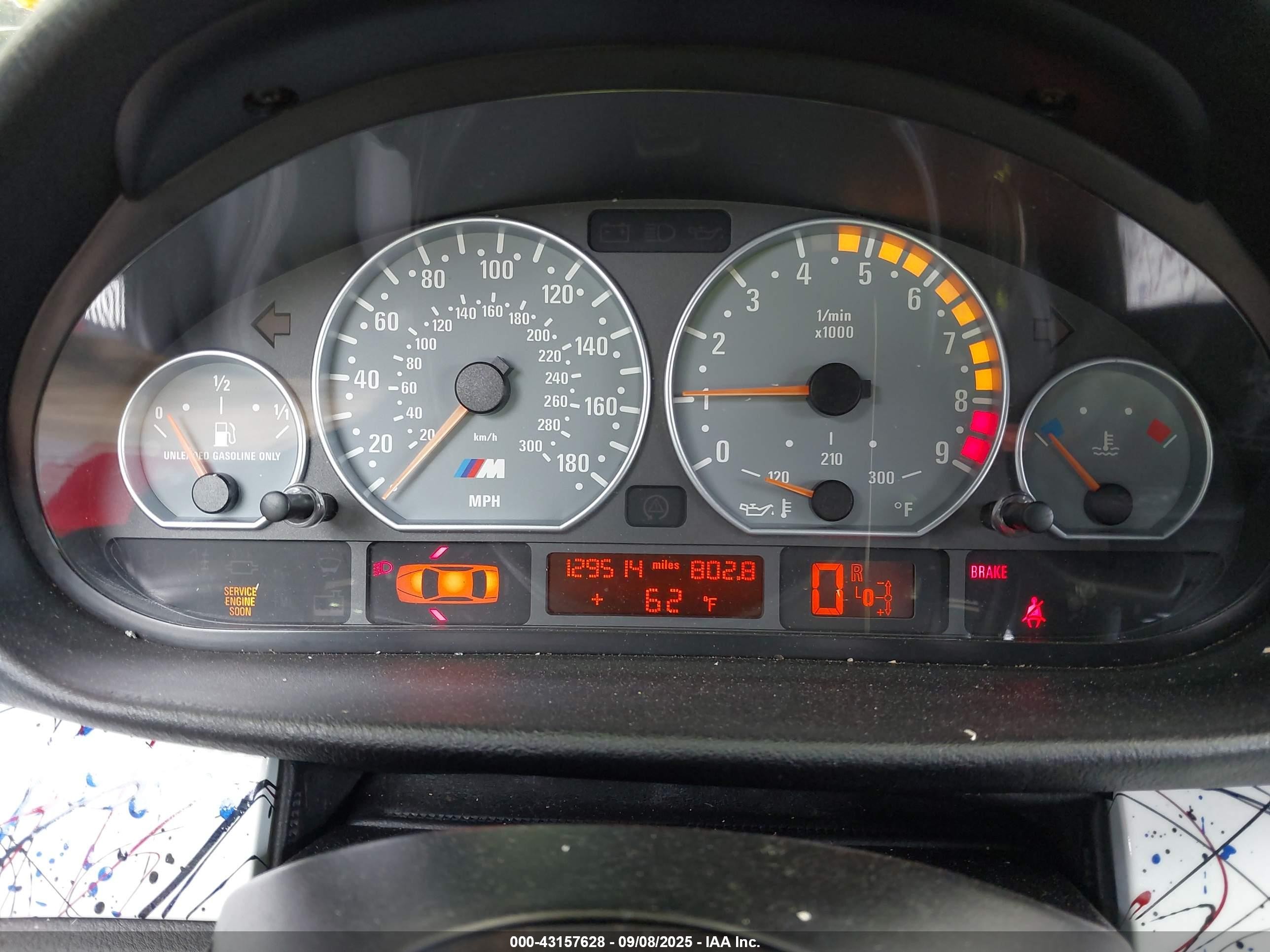 2003 Bmw M3   Red vin: WBSBR93443PK02409