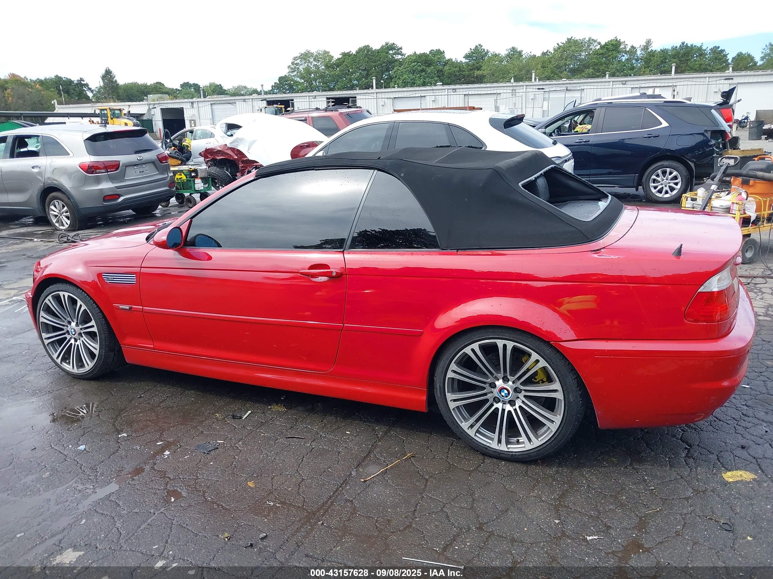 2003 Bmw M3   Red vin: WBSBR93443PK02409