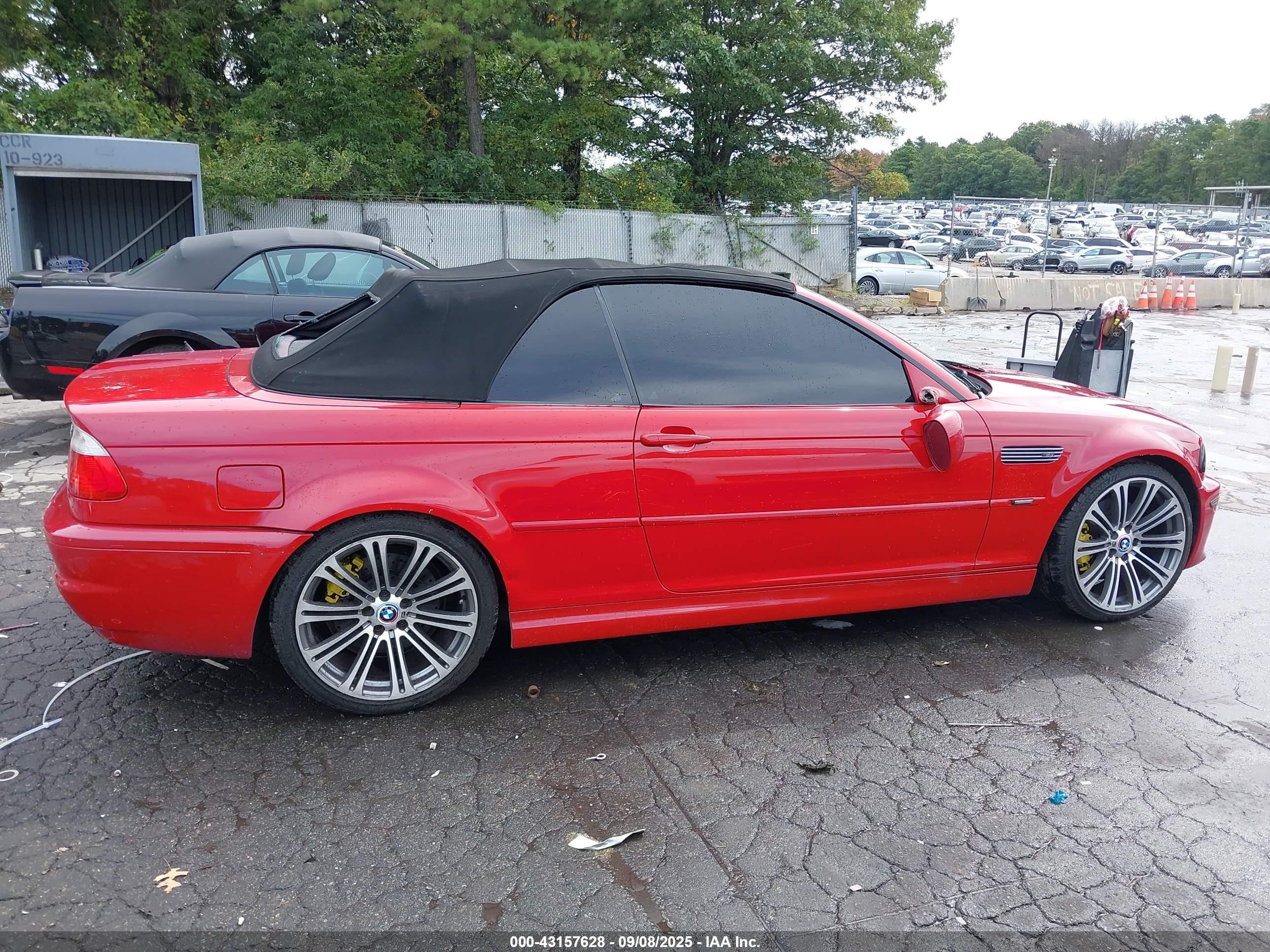 2003 Bmw M3   Red vin: WBSBR93443PK02409
