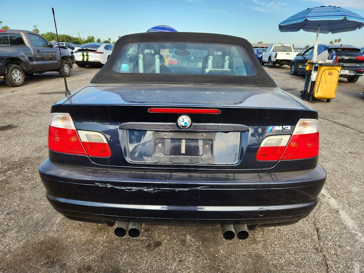2001 Bmw M3 Black vin: WBSBR93471EX20765