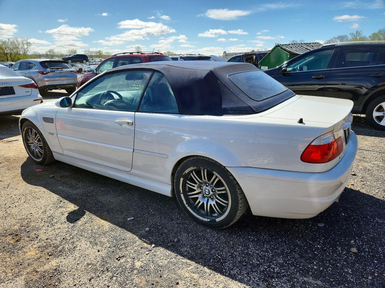 2006 Bmw M3 White vin: WBSBR93476PK11156