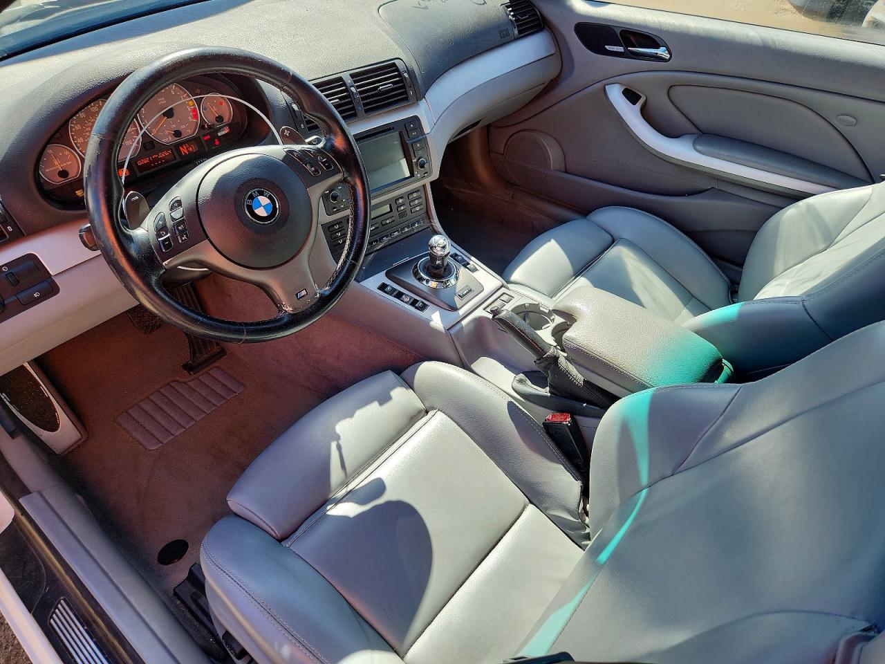 2006 Bmw M3 White vin: WBSBR93476PK11156