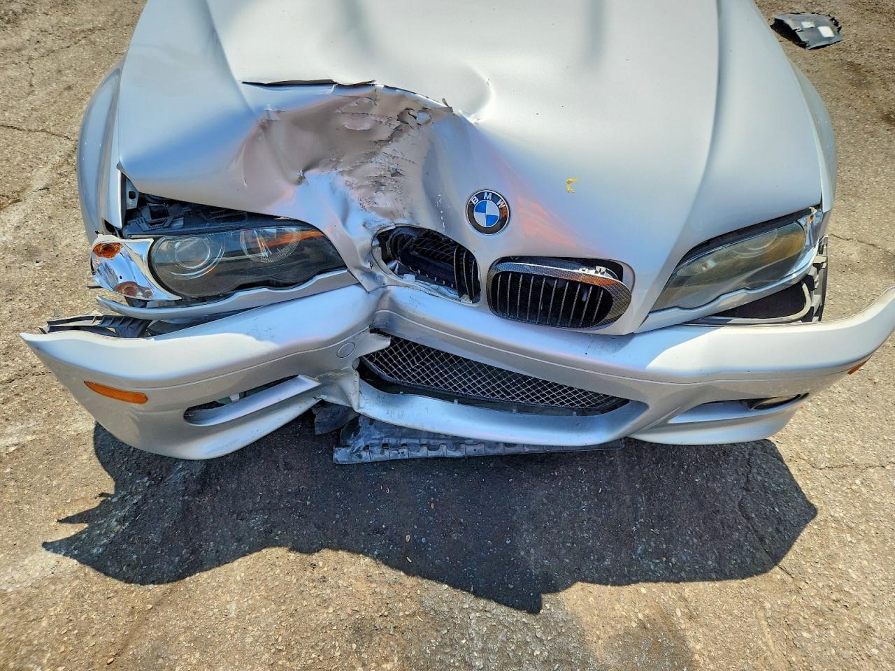 2001 Bmw M3 Ci Silver vin: WBSBR93481EX20516