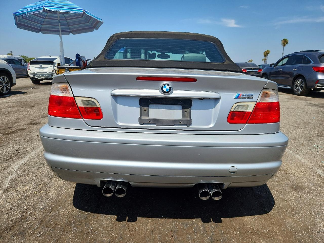 2001 Bmw M3 Ci Silver vin: WBSBR93481EX20516