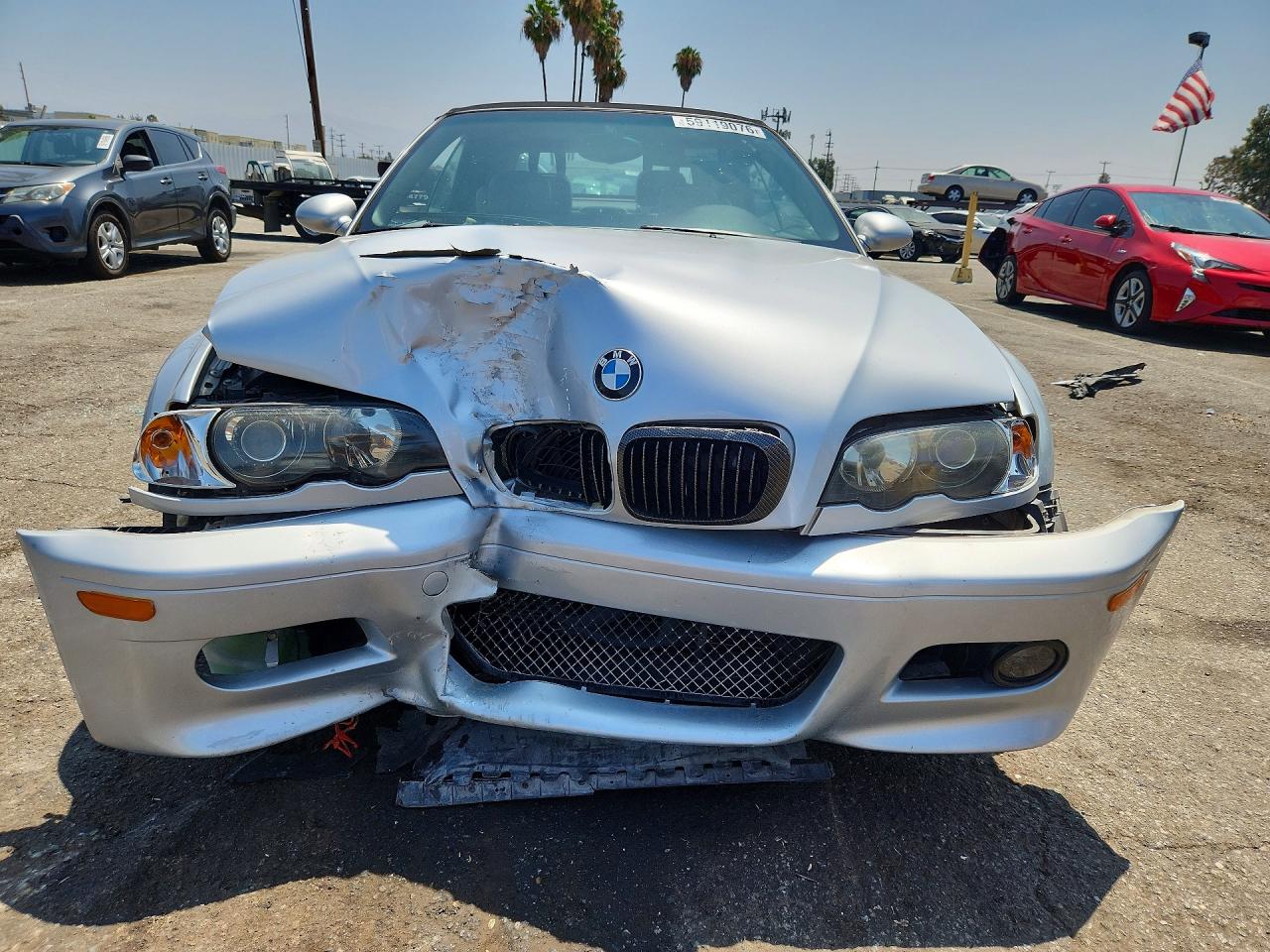 2001 Bmw M3 Ci Silver vin: WBSBR93481EX20516