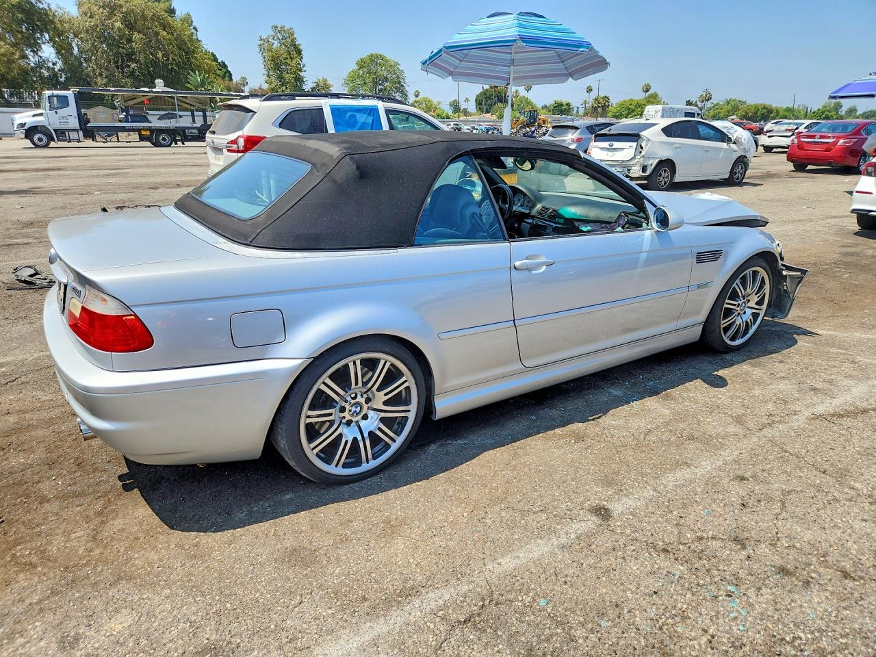 2001 Bmw M3 Ci Silver vin: WBSBR93481EX20516