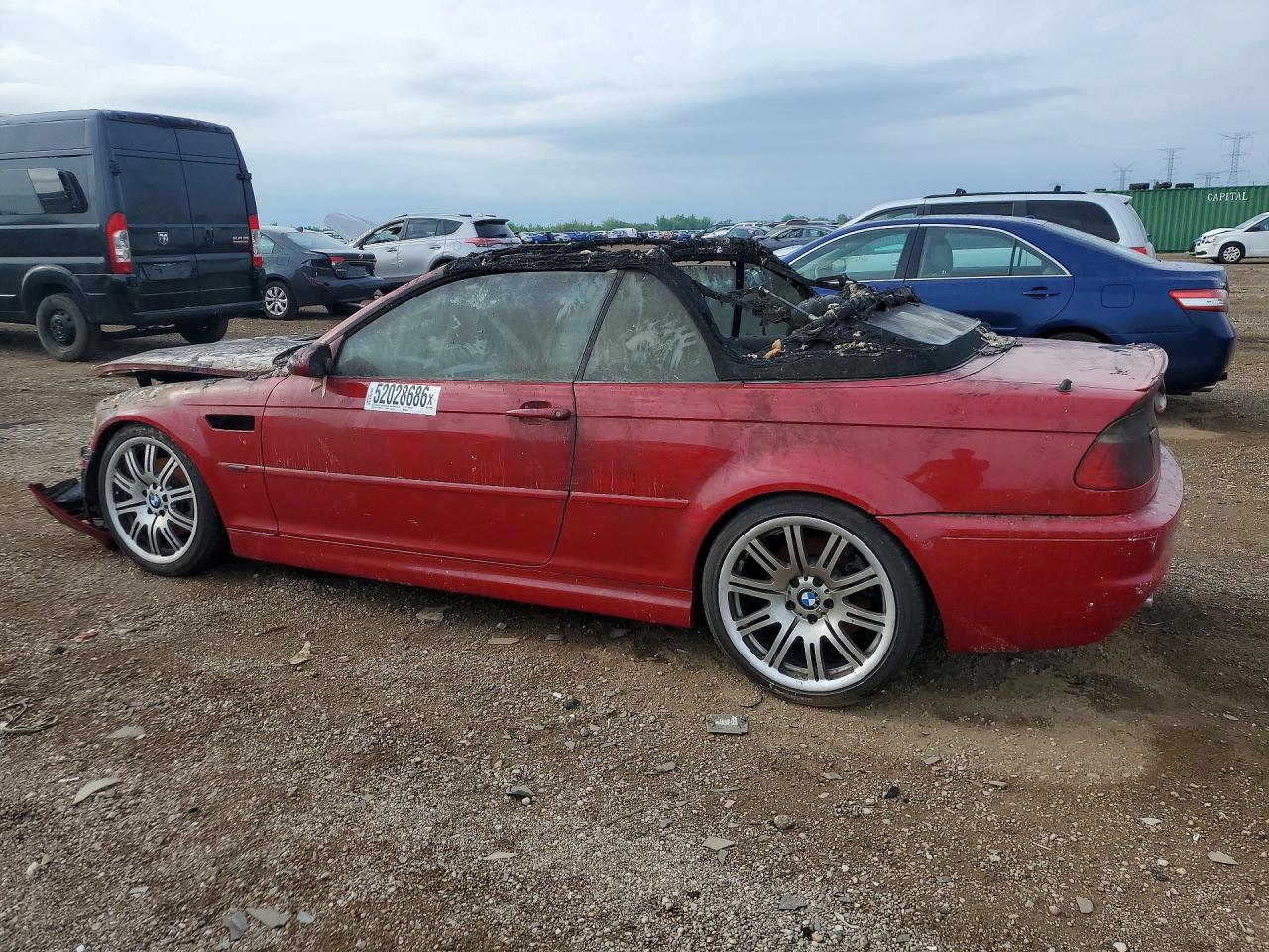 2001 Bmw M3 Ci Red vin: WBSBR93491EX20086