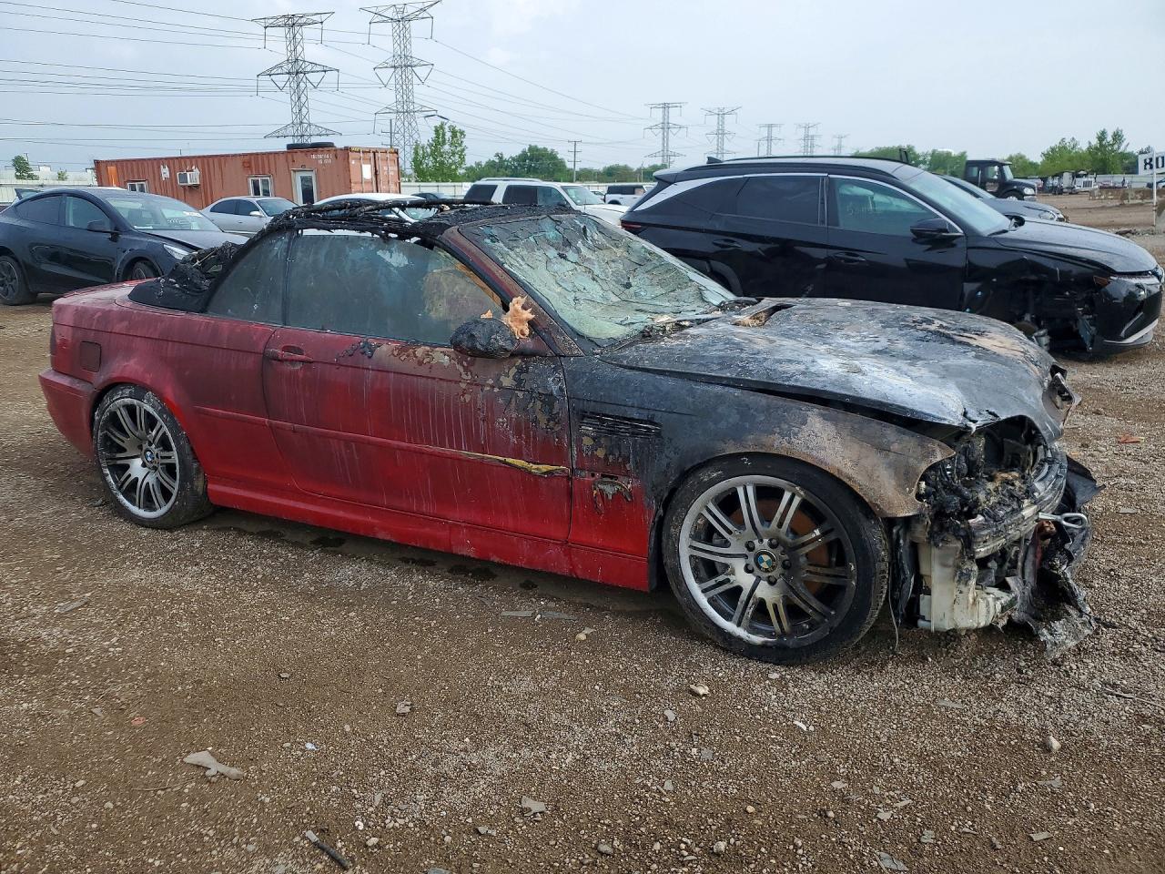 2001 Bmw M3 Ci Red vin: WBSBR93491EX20086