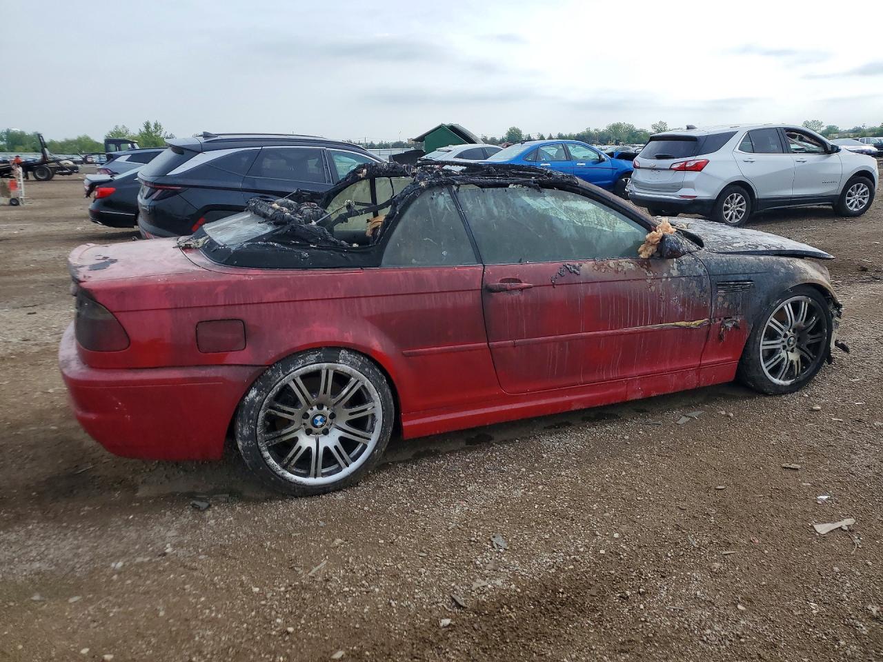 2001 Bmw M3 Ci Red vin: WBSBR93491EX20086
