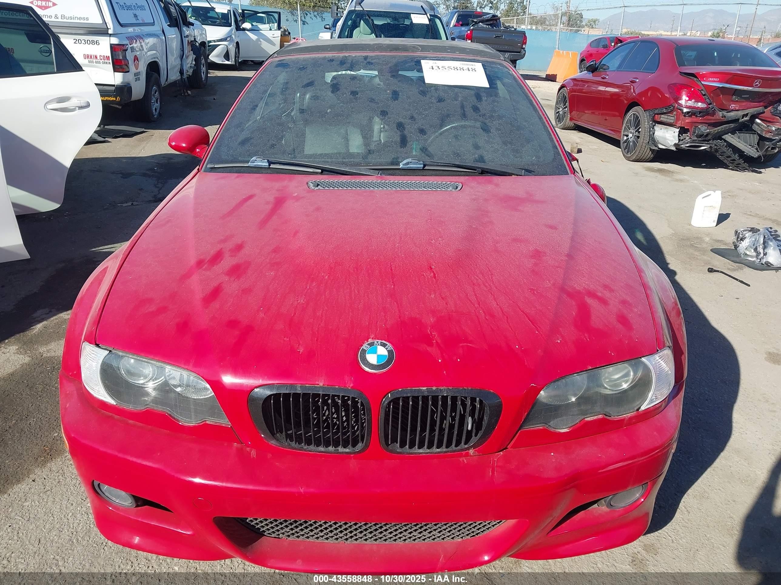 2001 Bmw M3 Red vin: WBSBR93491EX20234