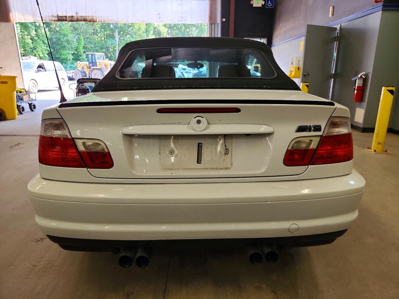 2001 Bmw M3 Ci White vin: WBSBR93491EX20945