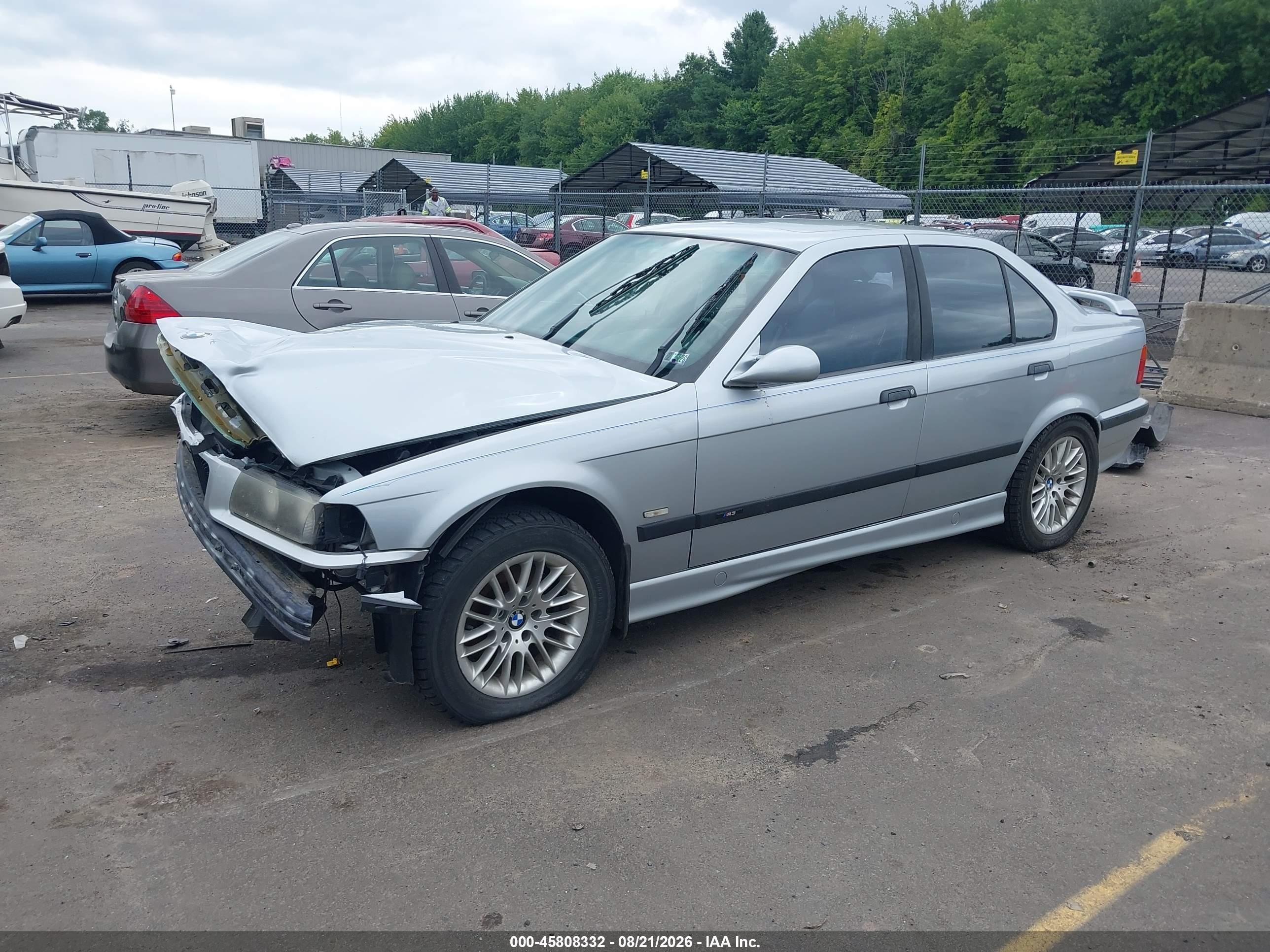 1997 Bmw M3   Silver vin: WBSCD0320VEE10799
