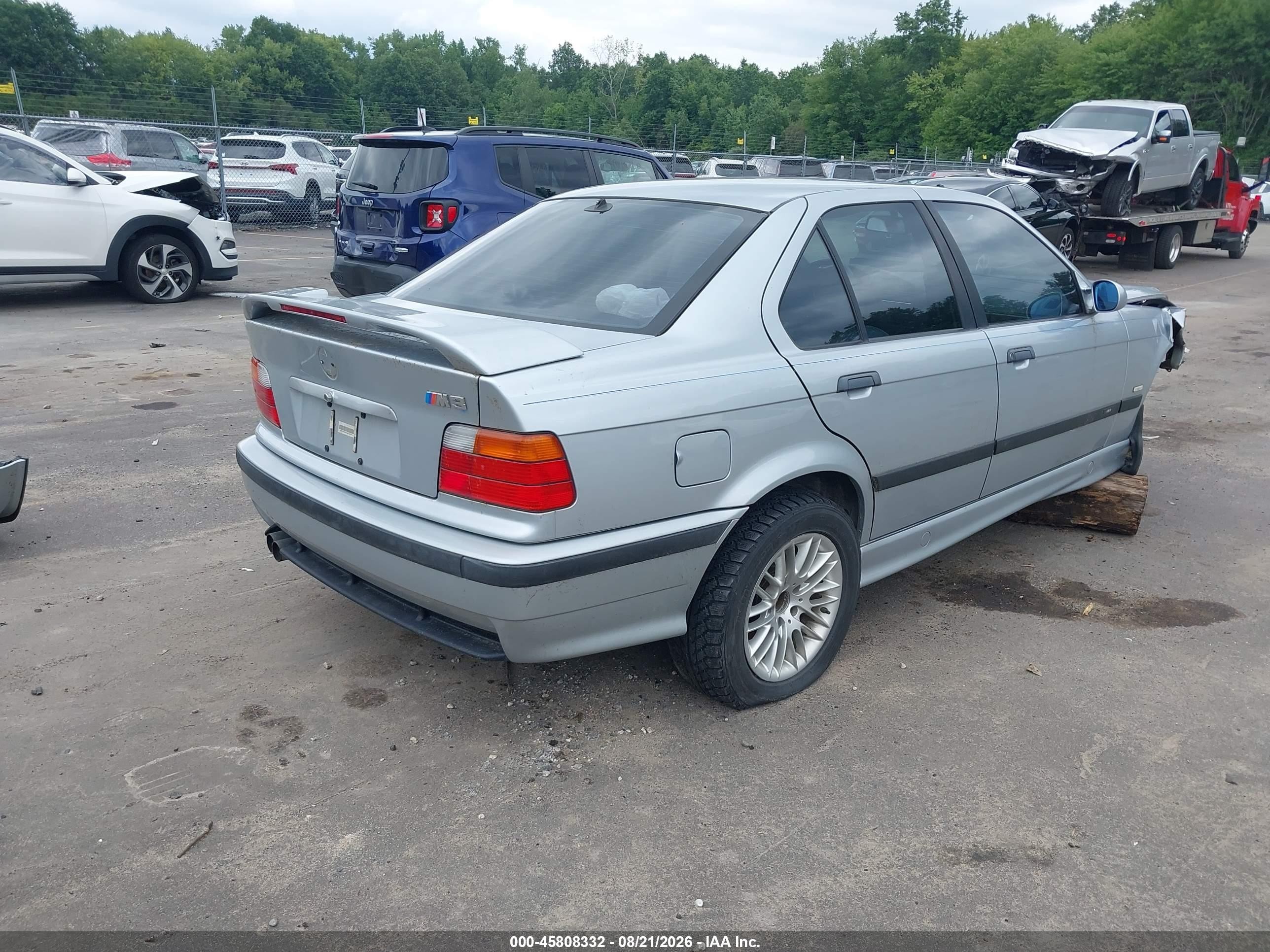 1997 Bmw M3   Silver vin: WBSCD0320VEE10799