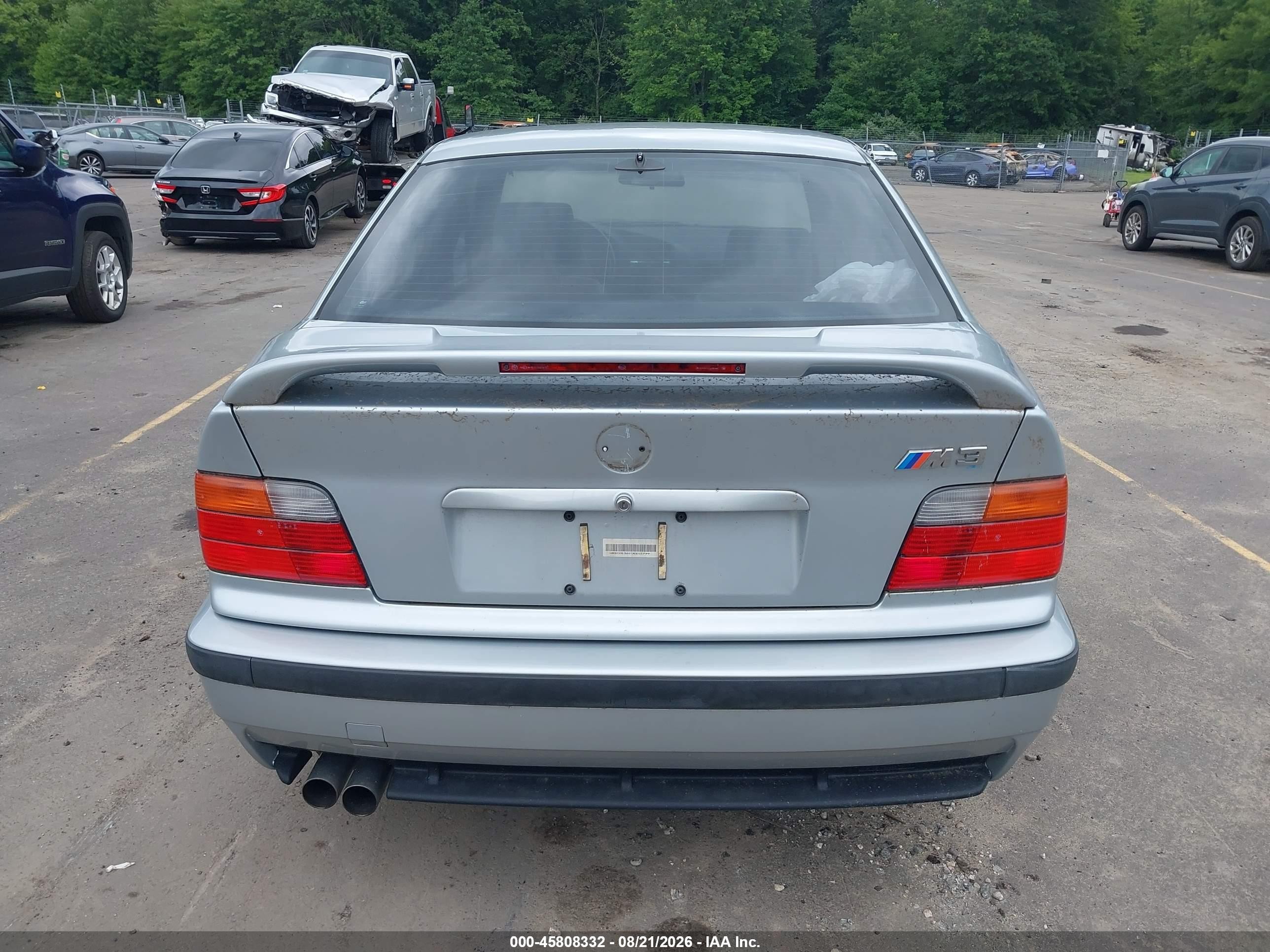 1997 Bmw M3   Silver vin: WBSCD0320VEE10799