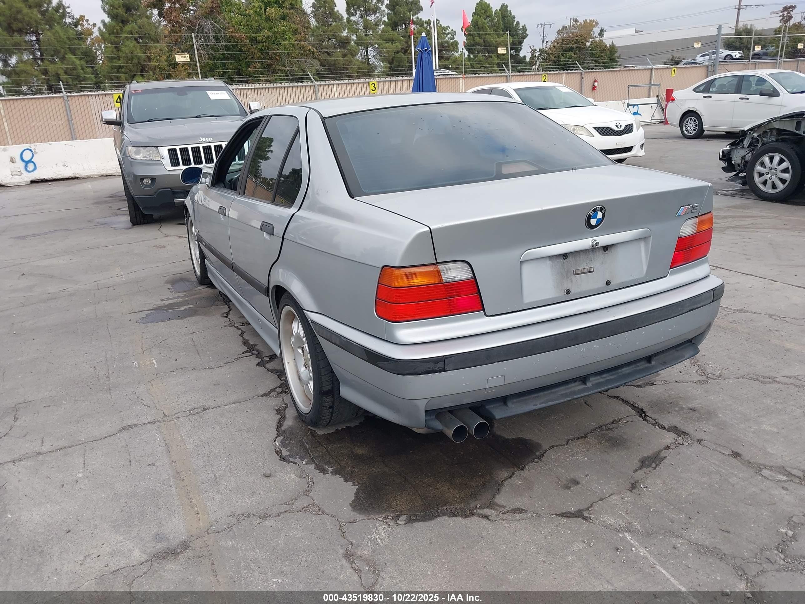 1997 Bmw M3   Silver vin: WBSCD0320VEE12455