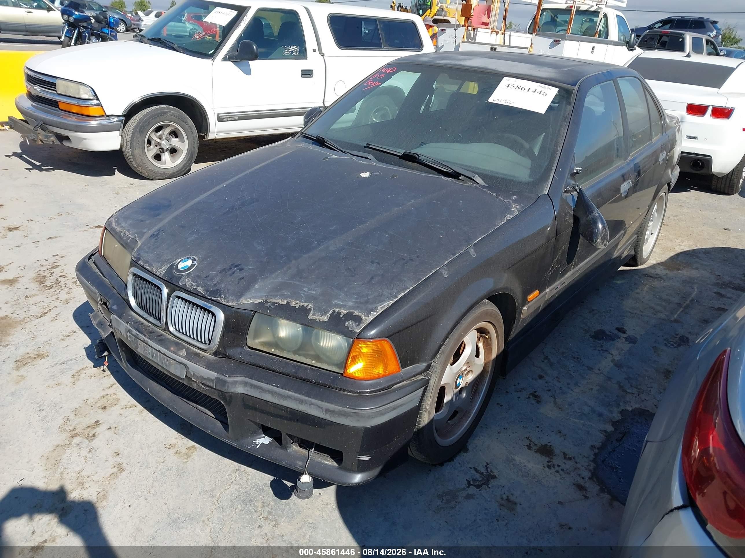 1997 Bmw M3 Black vin: WBSCD0321VEE12111