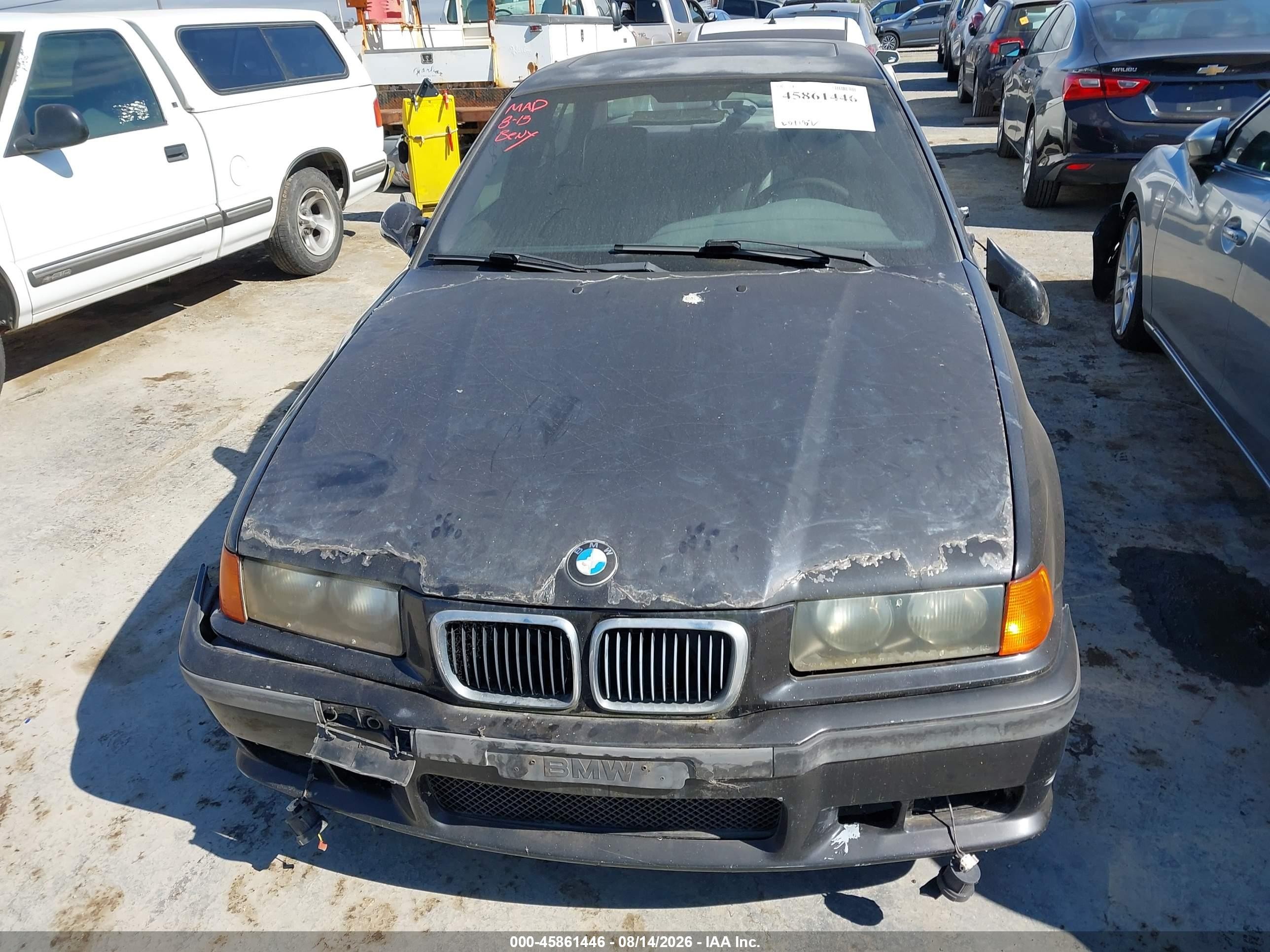 1997 Bmw M3 Black vin: WBSCD0321VEE12111
