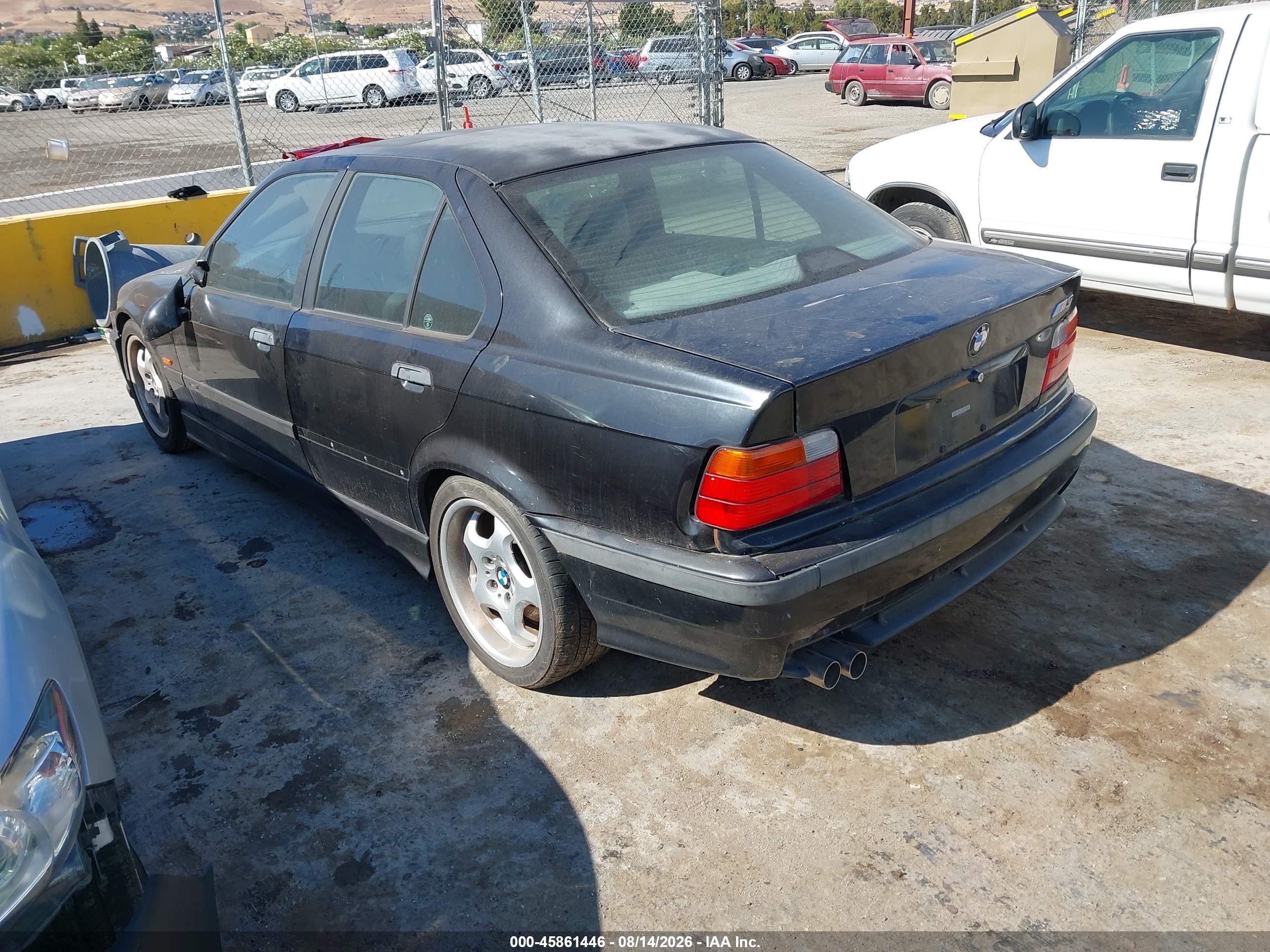 1997 Bmw M3 Black vin: WBSCD0321VEE12111