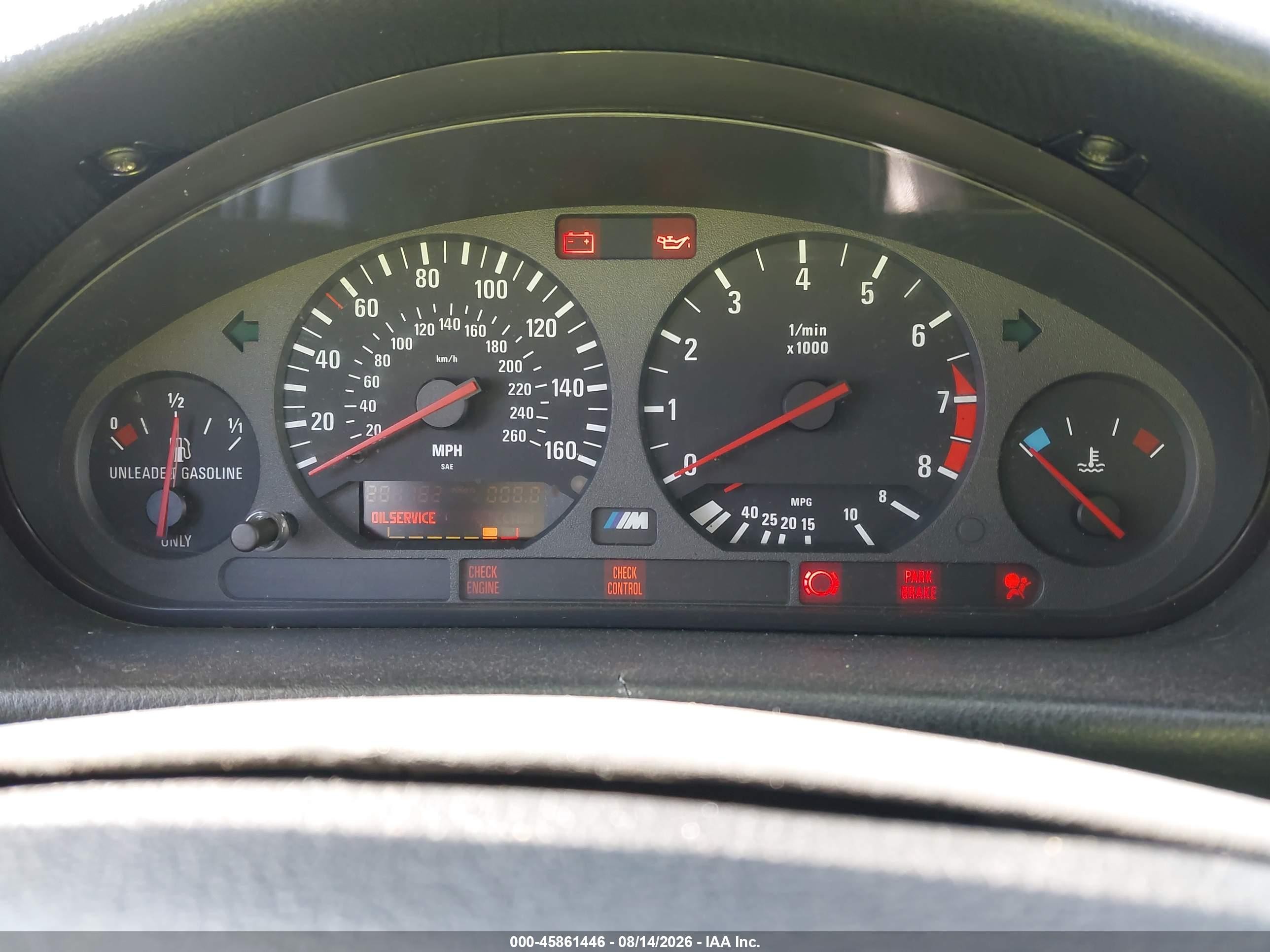1997 Bmw M3 Black vin: WBSCD0321VEE12111
