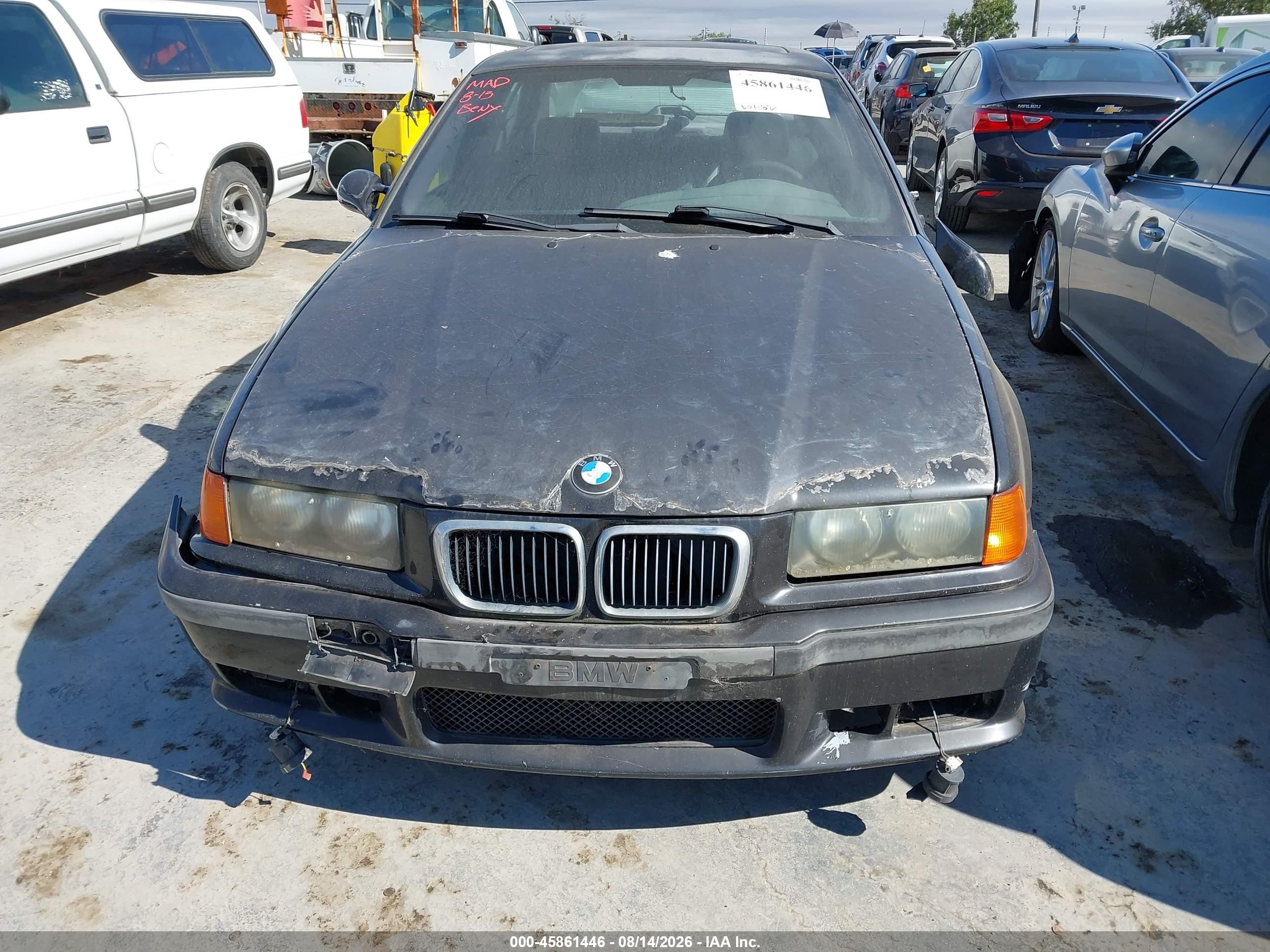 1997 Bmw M3 Black vin: WBSCD0321VEE12111