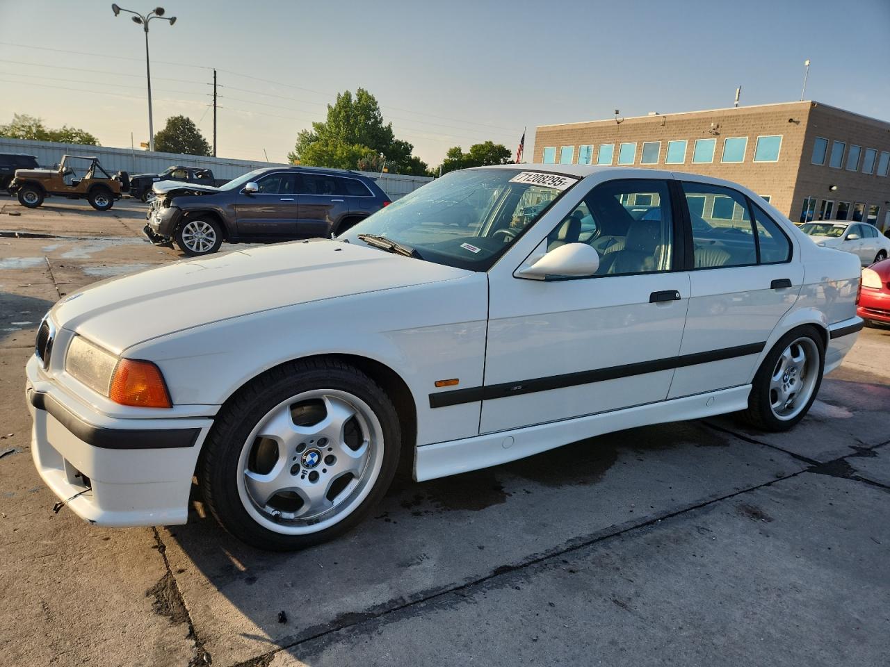 1997 Bmw M3 Automatic White vin: WBSCD0322VEE11954