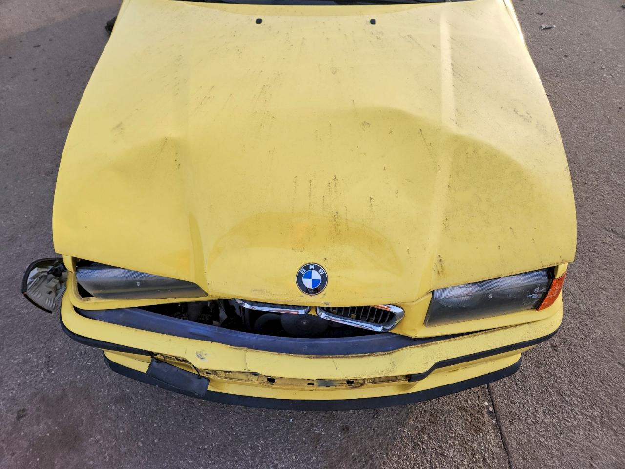 1998 Bmw M3 Automatic Yellow vin: WBSCD0324WEE14033