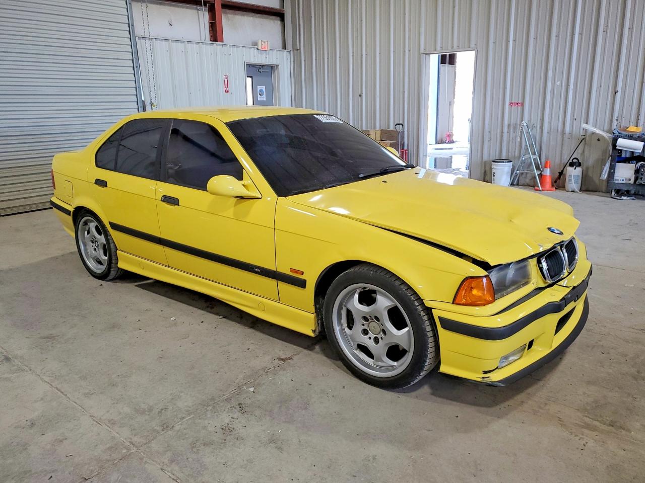 1998 Bmw M3 Automatic Yellow vin: WBSCD0324WEE14033