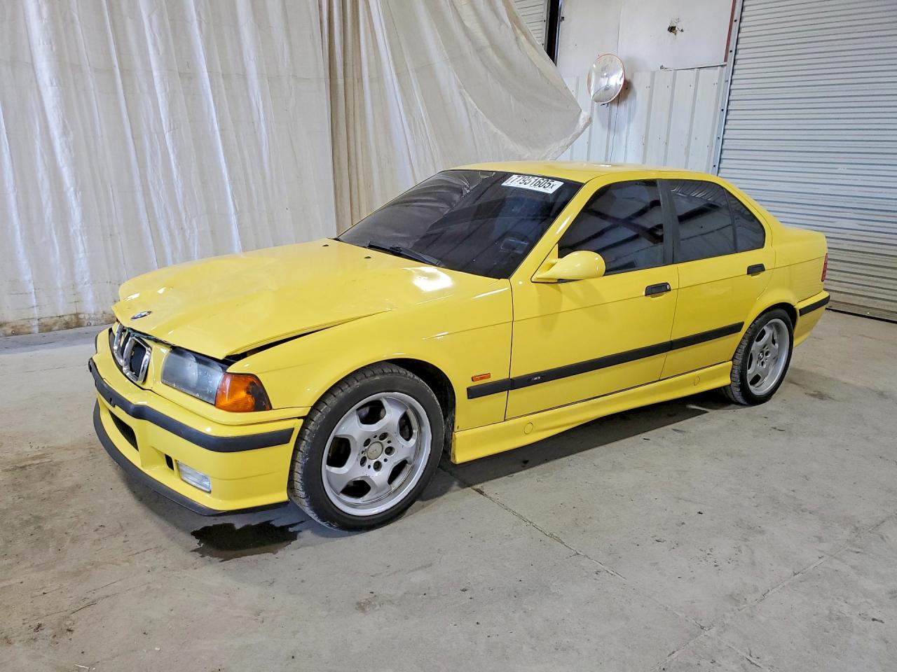 1998 Bmw M3 Automatic Yellow vin: WBSCD0324WEE14033
