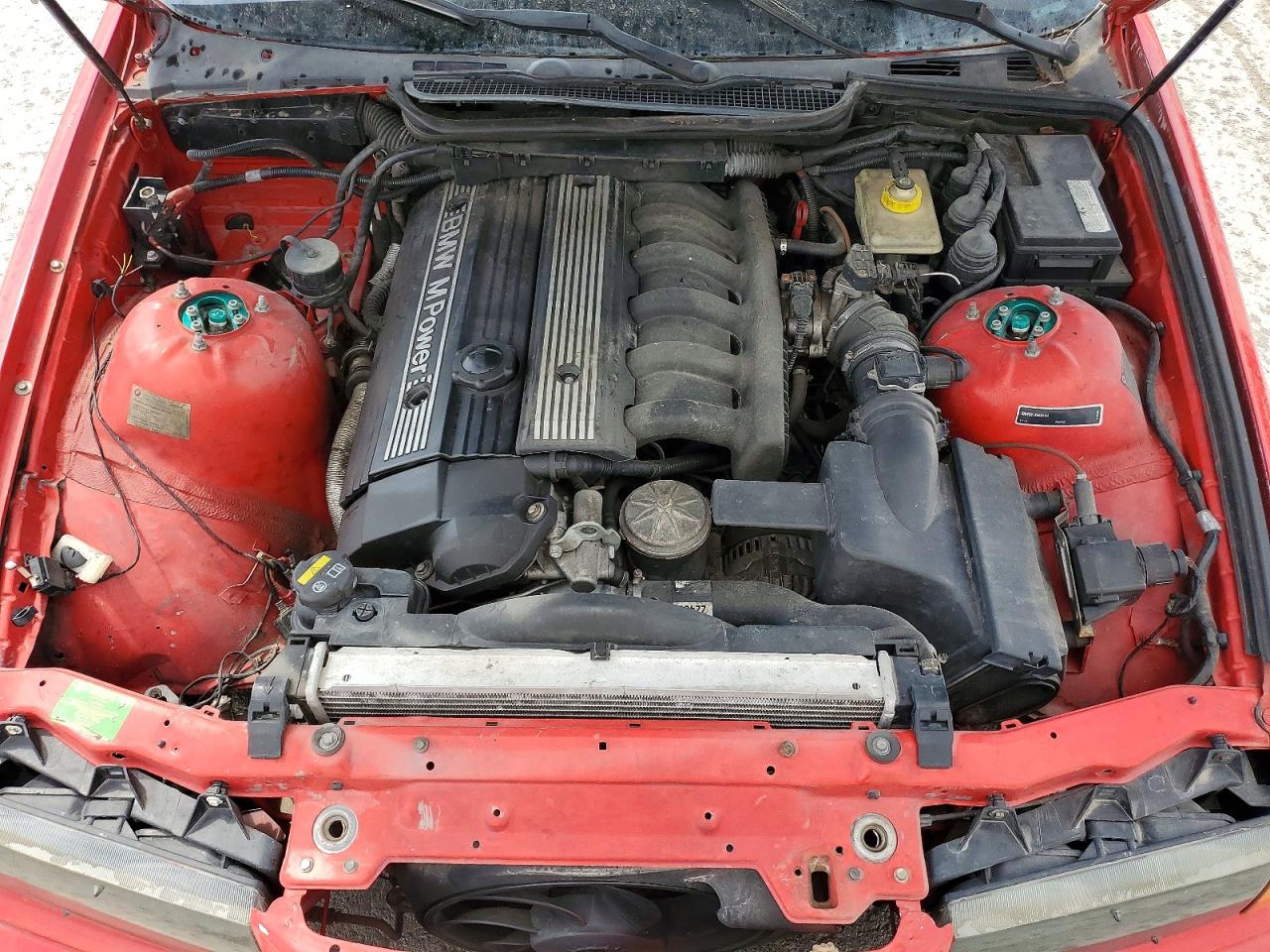 1997 Bmw M3 Automatic Red vin: WBSCD0325VEE12368