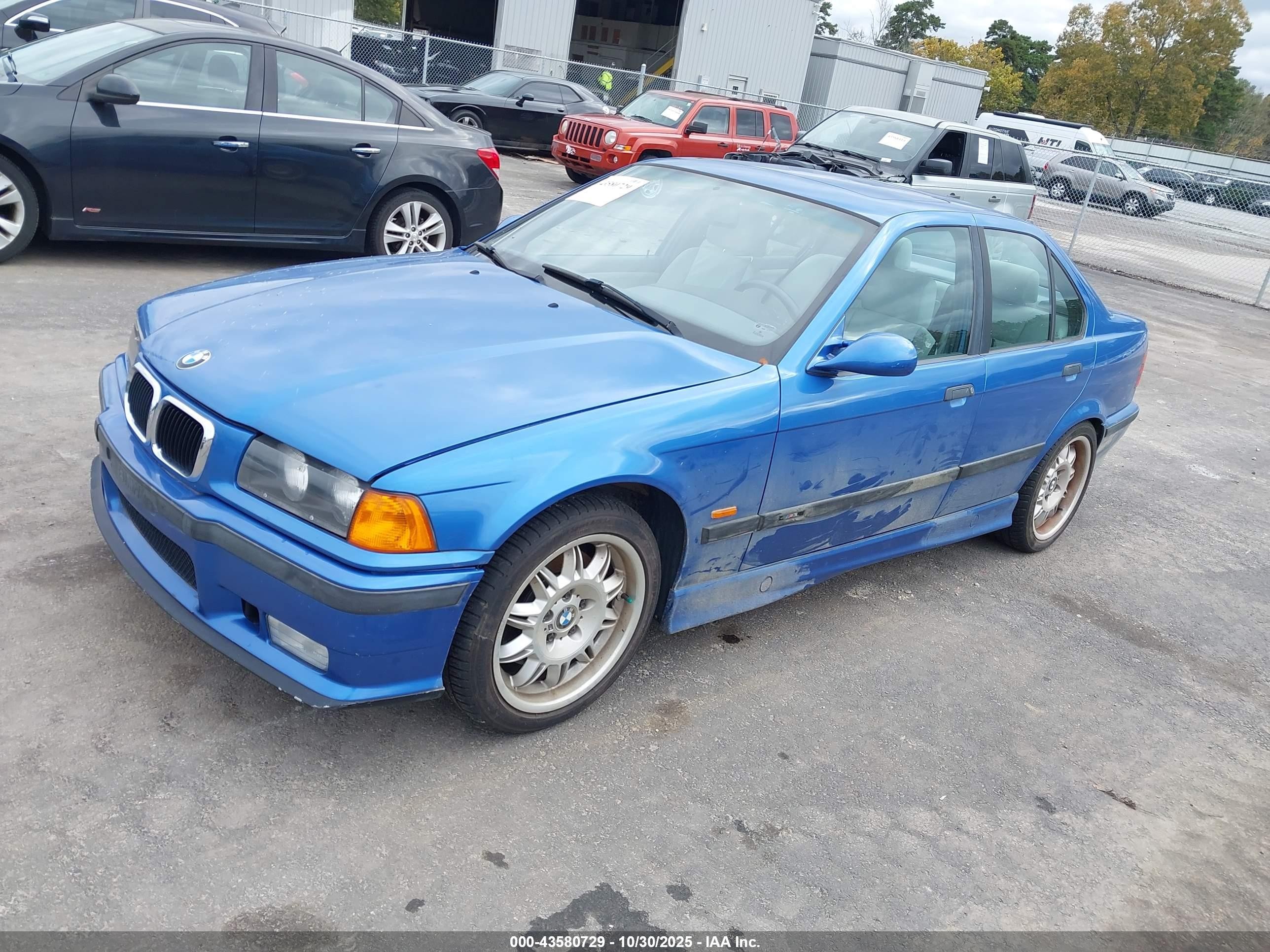 1998 Bmw M3   Blue vin: WBSCD0325WEE12761