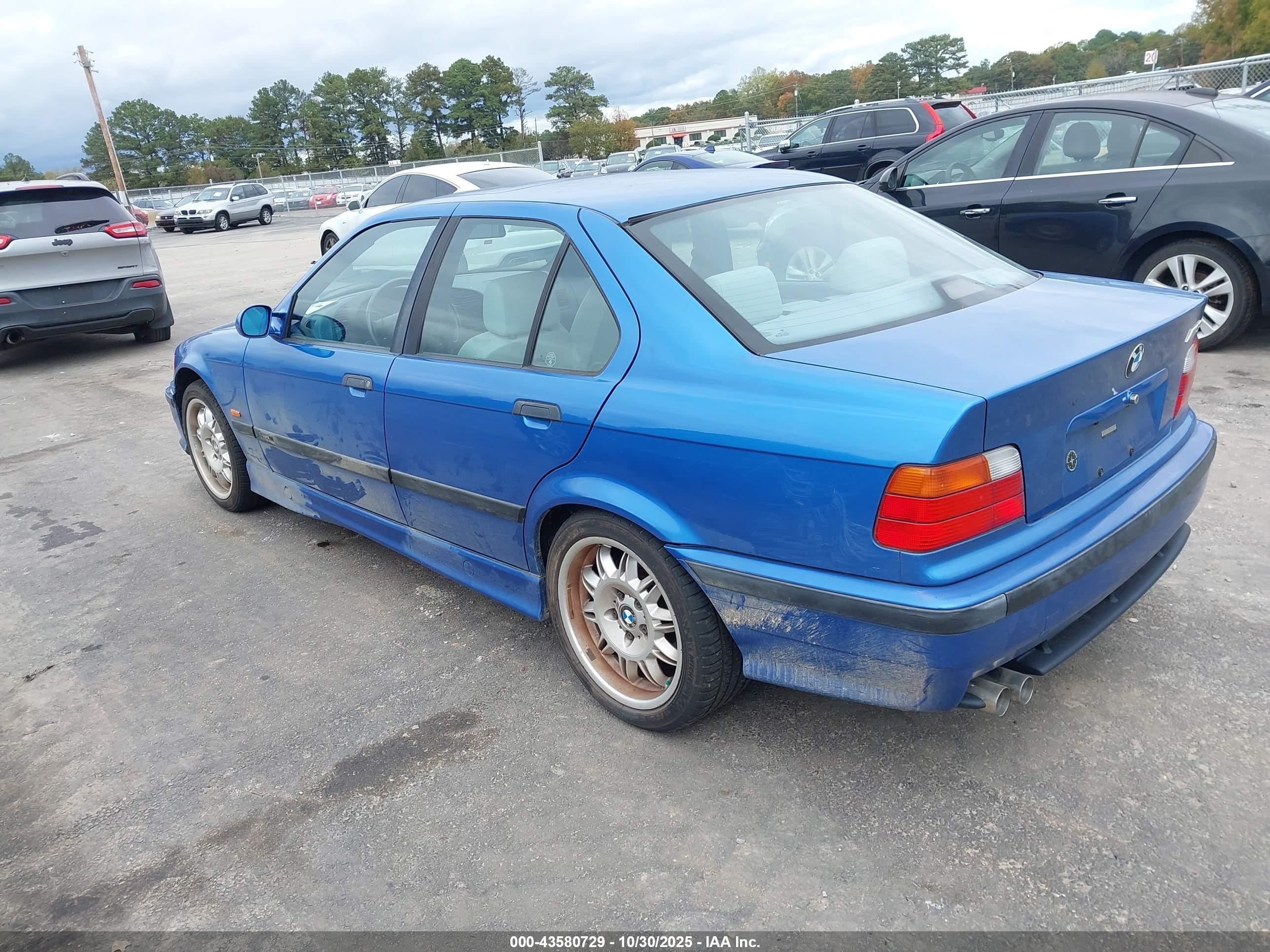 1998 Bmw M3   Blue vin: WBSCD0325WEE12761