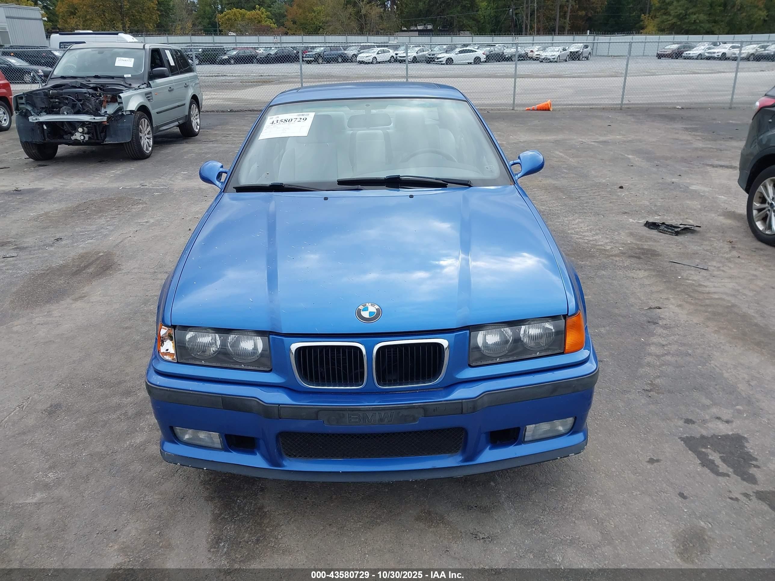 1998 Bmw M3   Blue vin: WBSCD0325WEE12761
