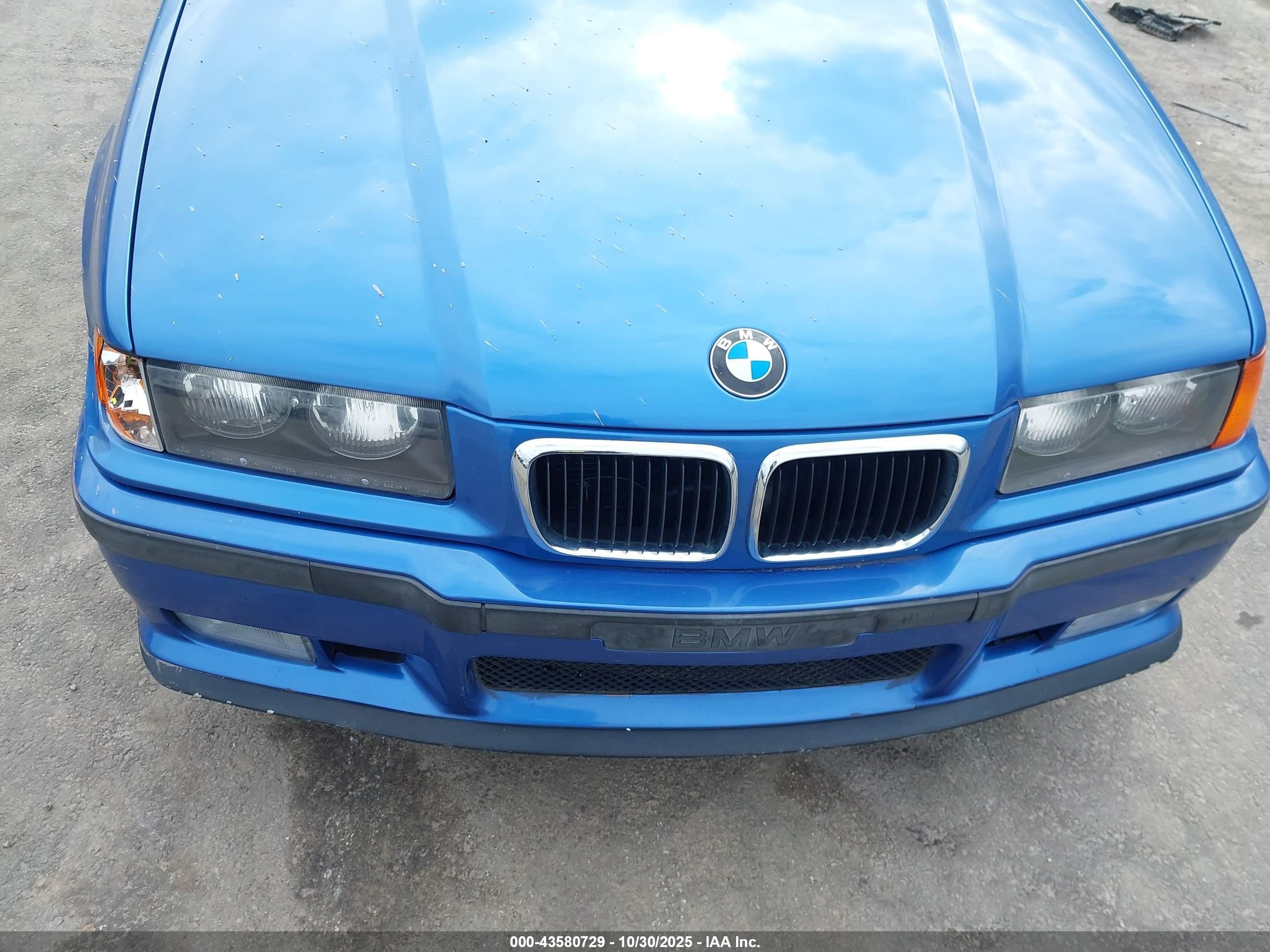 1998 Bmw M3   Blue vin: WBSCD0325WEE12761