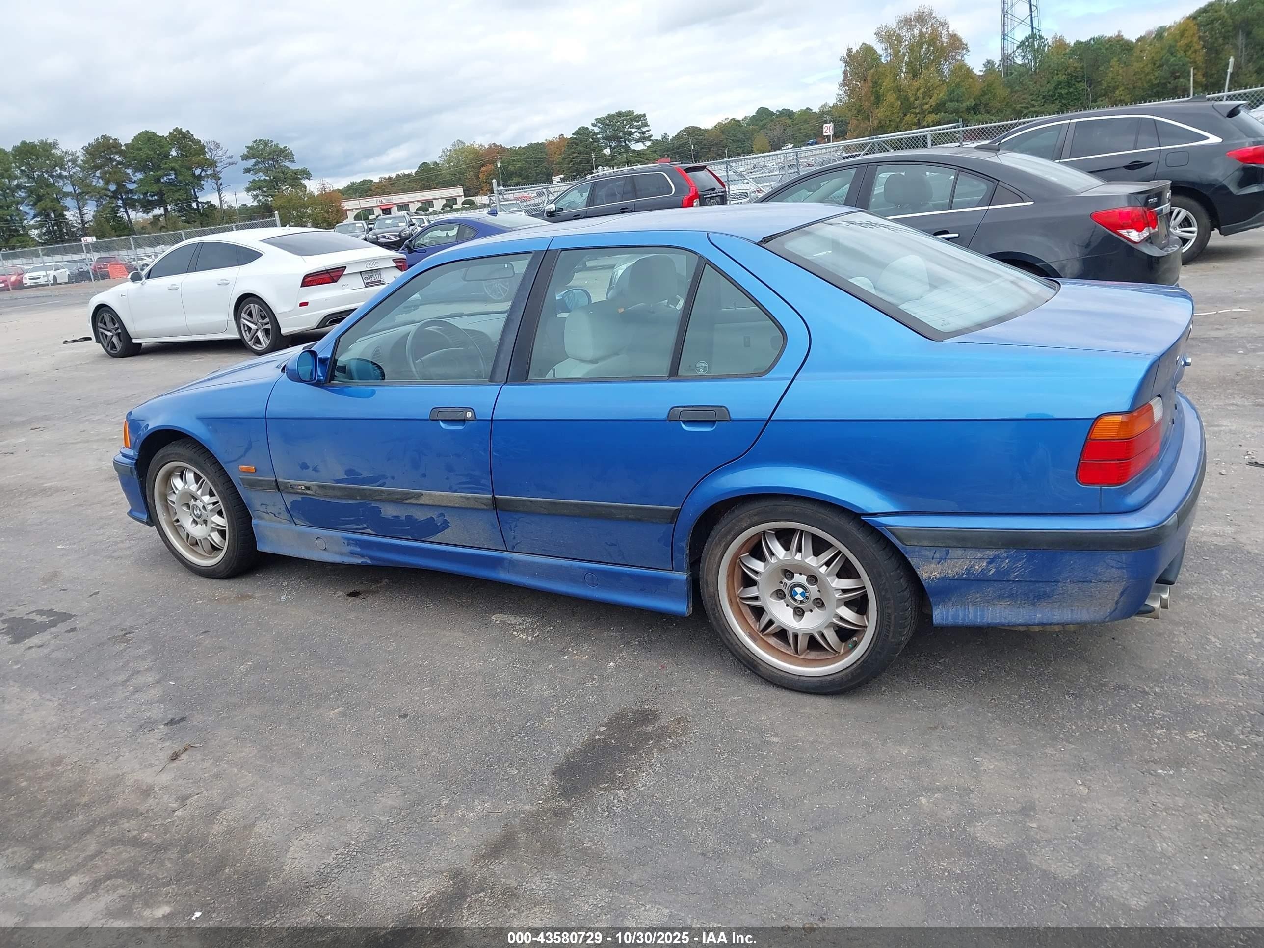 1998 Bmw M3   Blue vin: WBSCD0325WEE12761